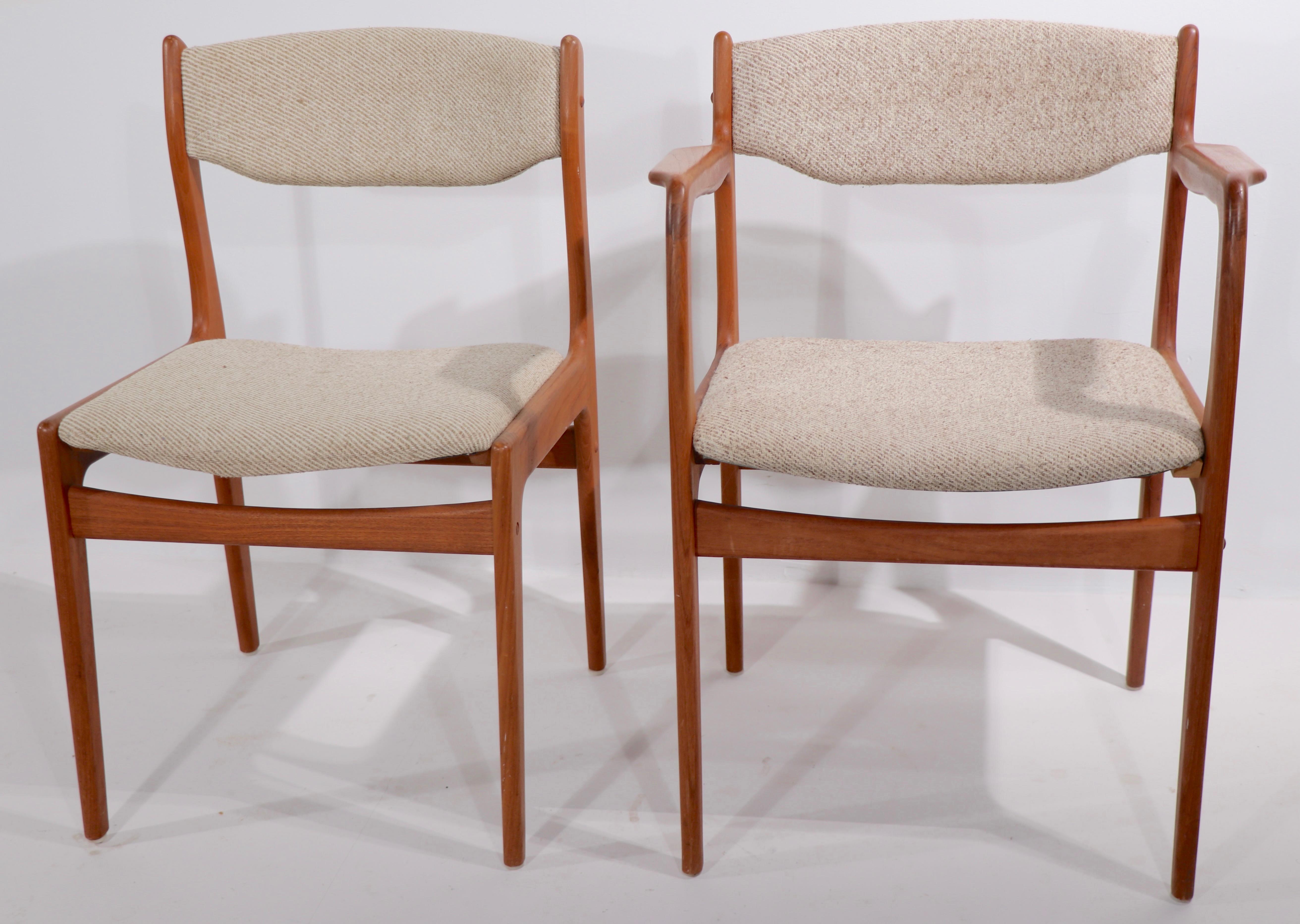 20th Century Set of 10 Danish Dining Chairs Att. to Erik Buch for Odense Maskinsnedkeri