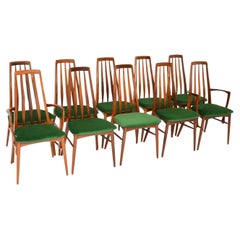 Set of 10 Danish Dining Chairs by Niels Koefoed