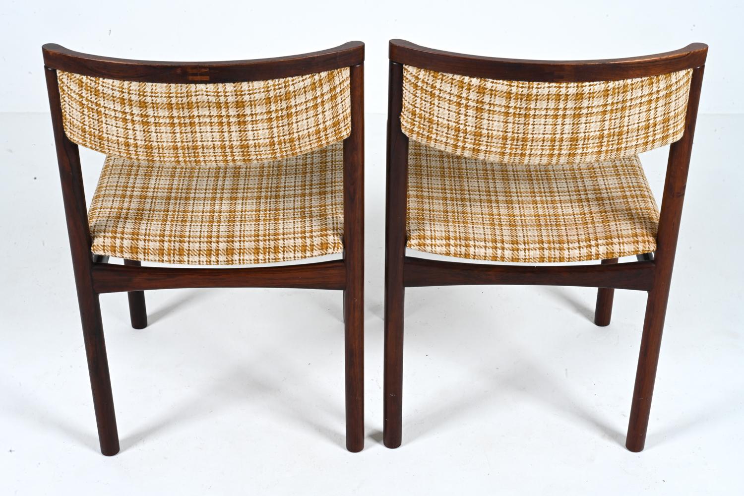 Ensemble de 10 chaises de salle à manger danoises en palissandre massif par SAX, c.C. 1960. en vente 8