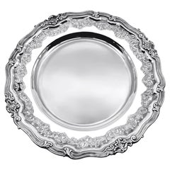 Set di 10 piatti da portata danesi in argento Sterling