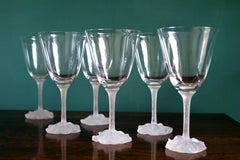 Set von 10 Daum „Bouton Rose“-Gläsern