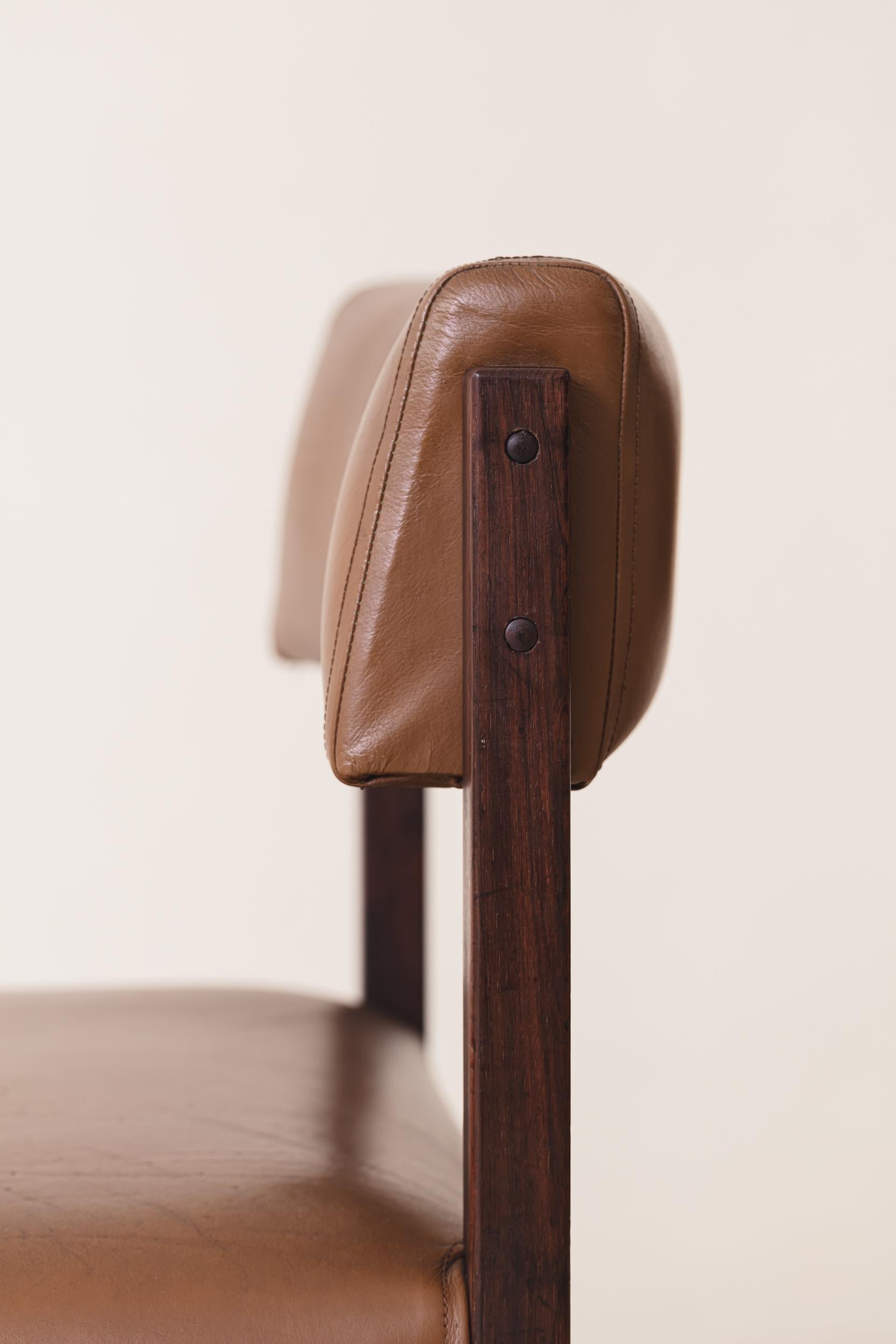 Ensemble de 10 chaises Del Rey de Jorge Zalszupin, design du milieu du siècle dernier, Brésil, 1960 en vente 5