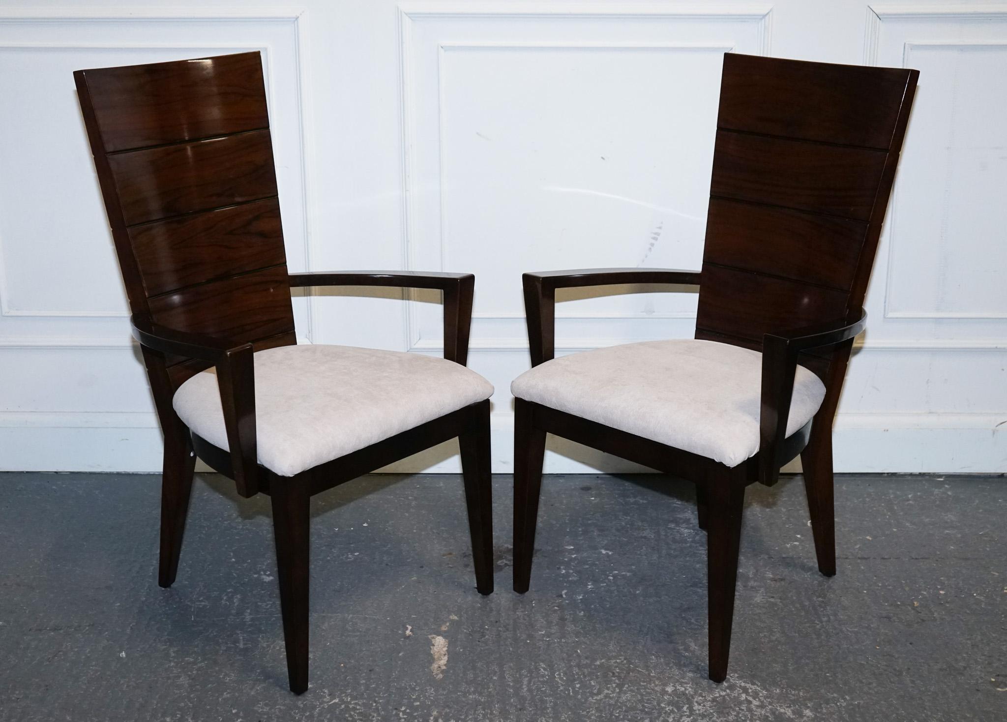 SATZ VON  10 DINING ART DECO Style CHAIRS BY GIORGIO COLLECTION ITALIAN DESiGNER im Angebot 5