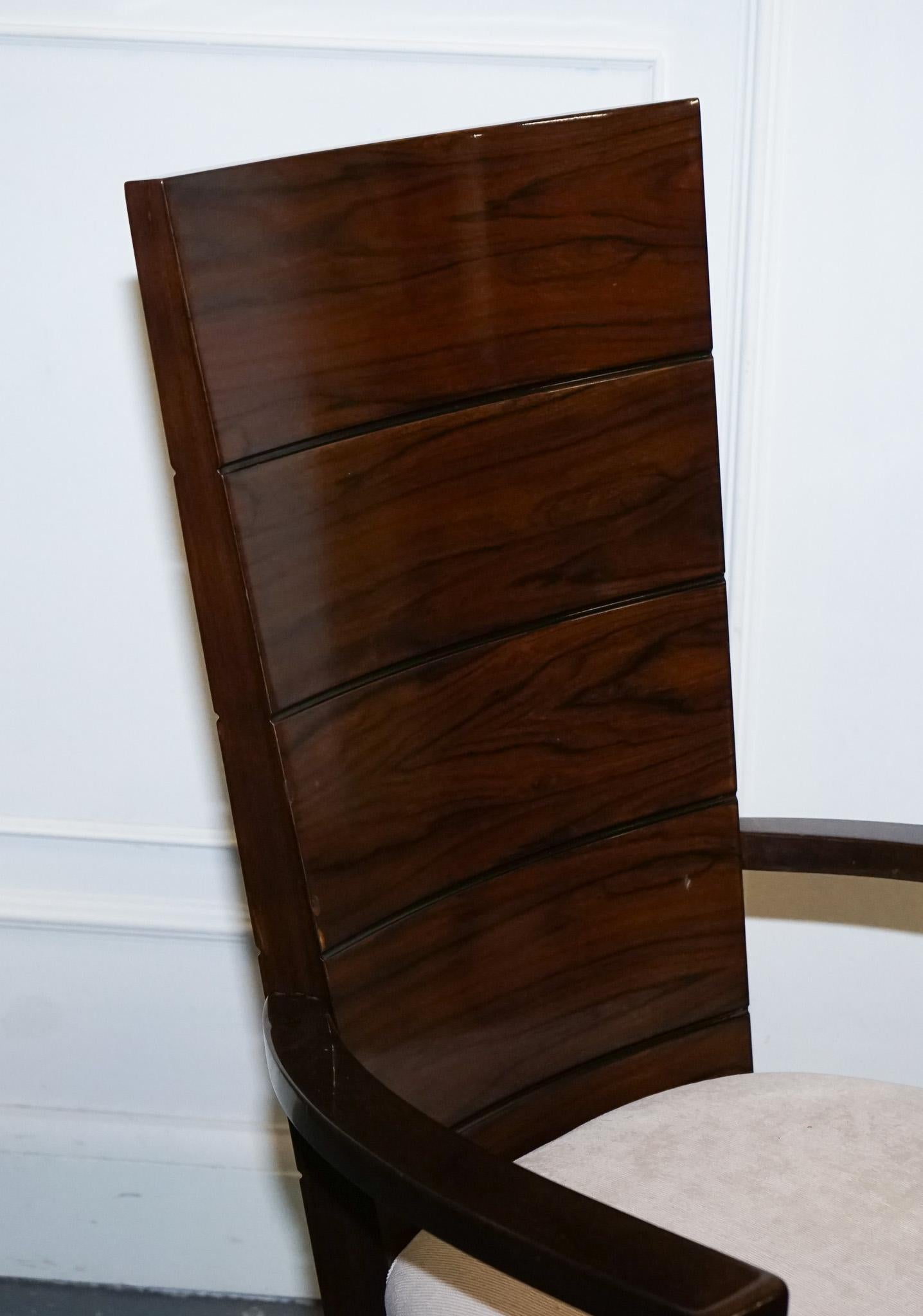 SATZ VON  10 DINING ART DECO Style CHAIRS BY GIORGIO COLLECTION ITALIAN DESiGNER im Angebot 6