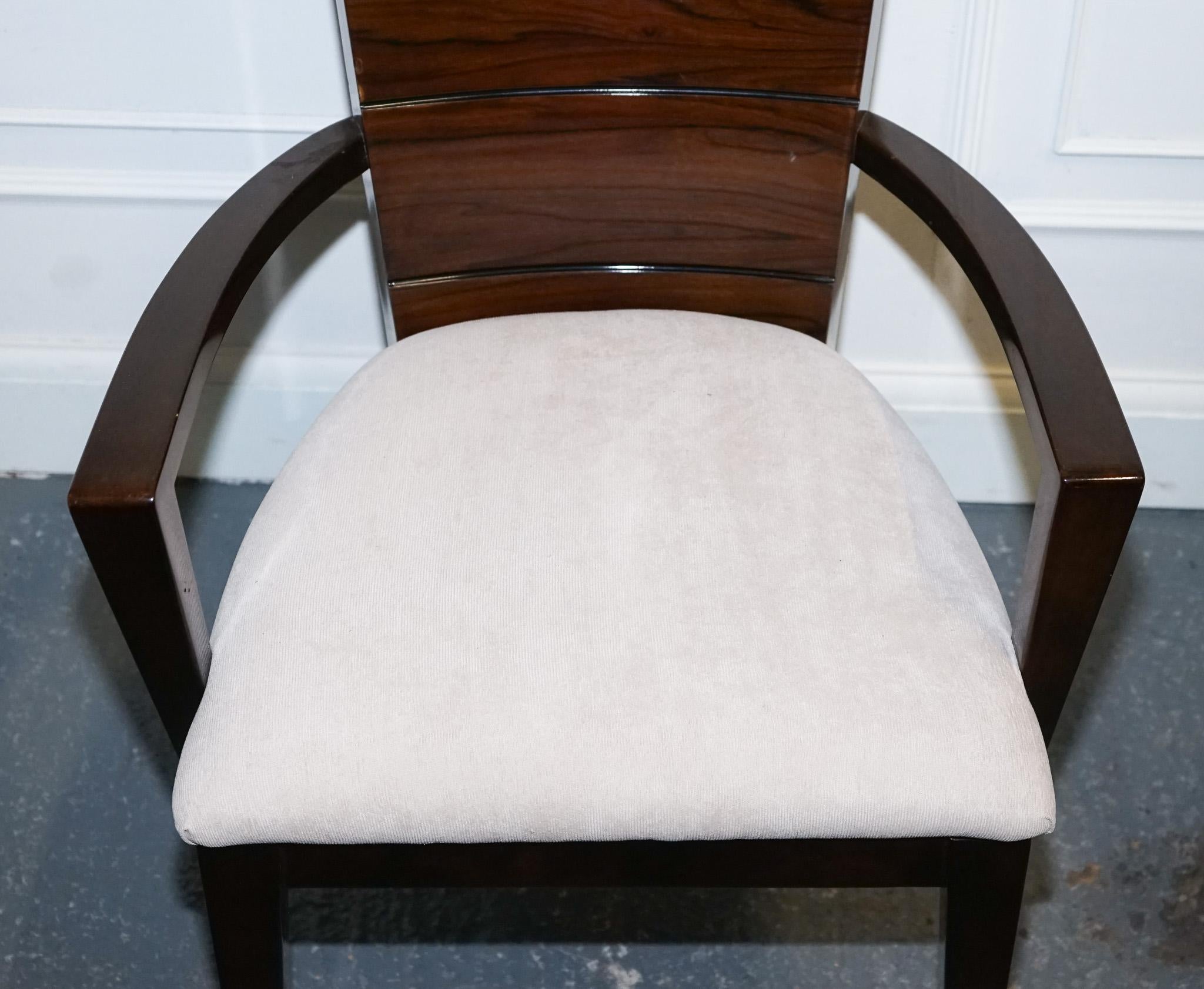 SATZ VON  10 DINING ART DECO Style CHAIRS BY GIORGIO COLLECTION ITALIAN DESiGNER im Angebot 8