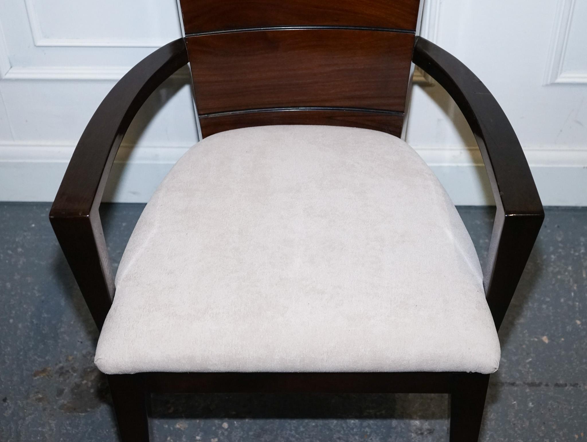SATZ VON  10 DINING ART DECO Style CHAIRS BY GIORGIO COLLECTION ITALIAN DESiGNER im Angebot 9