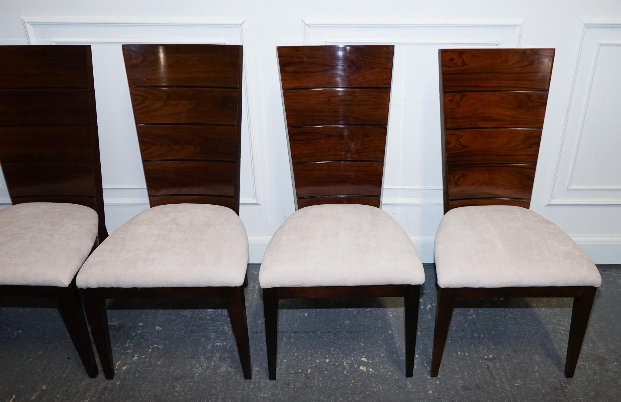 SATZ VON  10 DINING ART DECO Style CHAIRS BY GIORGIO COLLECTION ITALIAN DESiGNER (Italienisch) im Angebot