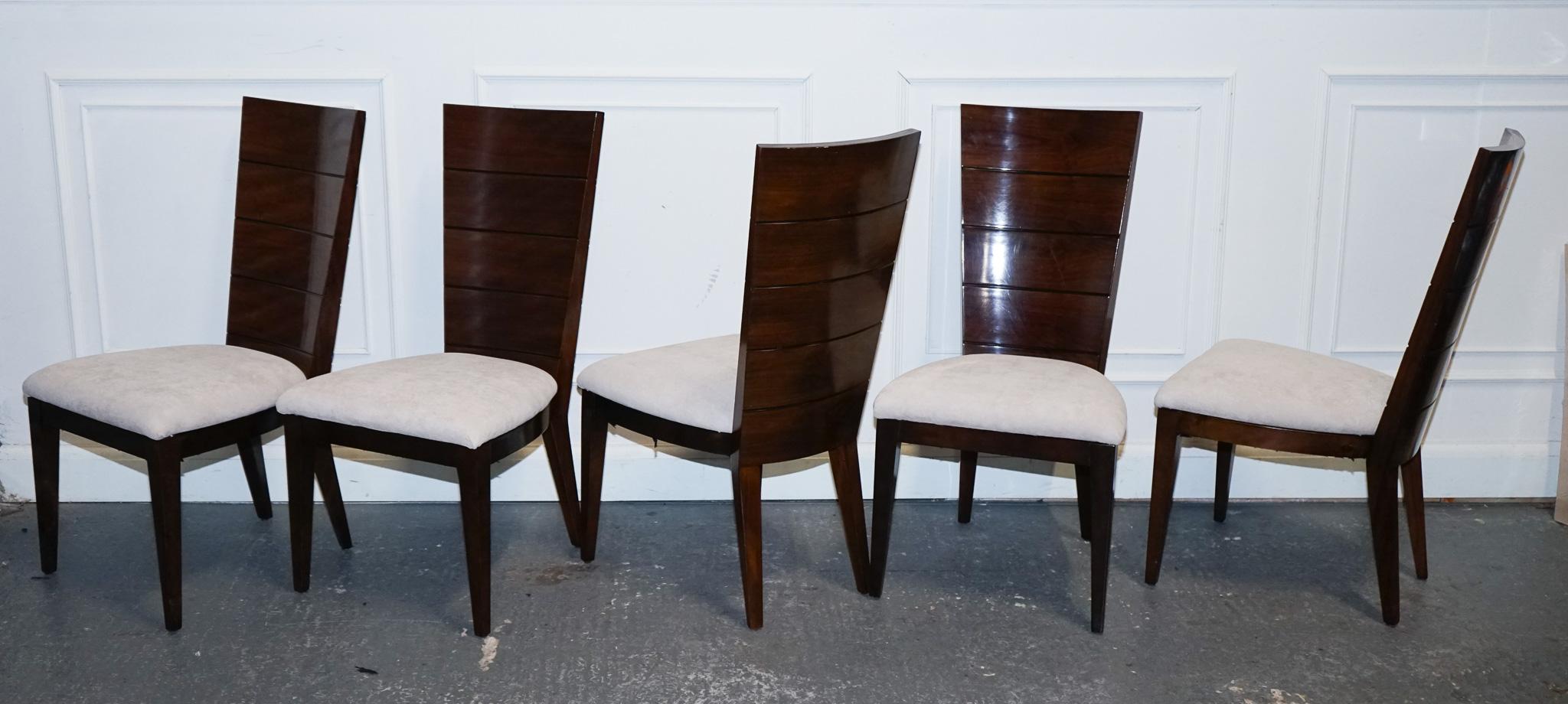 SATZ VON  10 DINING ART DECO Style CHAIRS BY GIORGIO COLLECTION ITALIAN DESiGNER (Handgefertigt) im Angebot