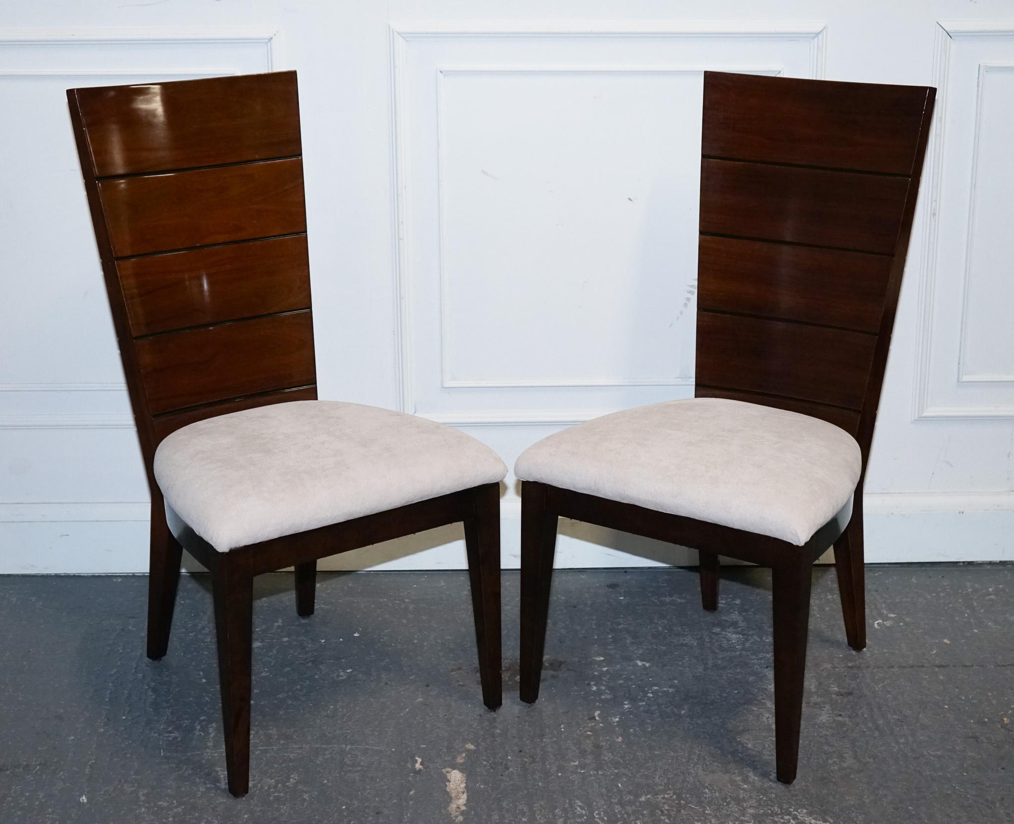 SATZ VON  10 DINING ART DECO Style CHAIRS BY GIORGIO COLLECTION ITALIAN DESiGNER (20. Jahrhundert) im Angebot