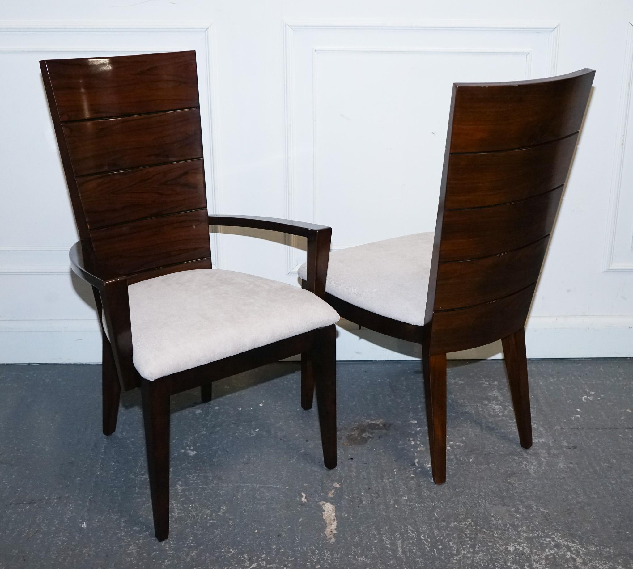 SATZ VON  10 DINING ART DECO Style CHAIRS BY GIORGIO COLLECTION ITALIAN DESiGNER im Angebot 2