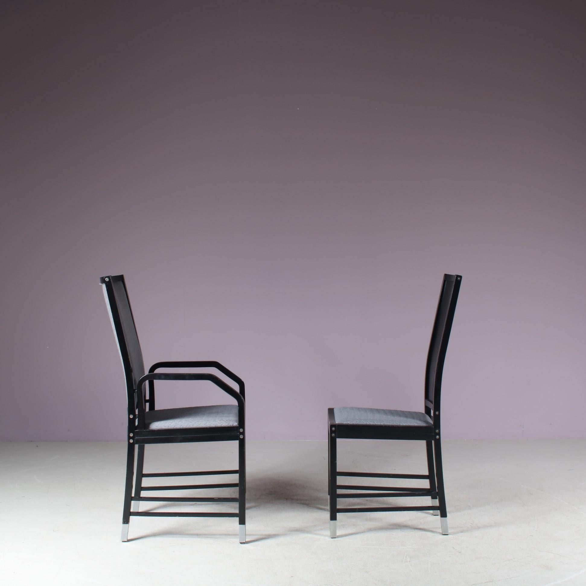 Satz von 10 Esszimmerstühlen von Ernst W. Beranek für Thonet, Österreich 1980 im Angebot 3