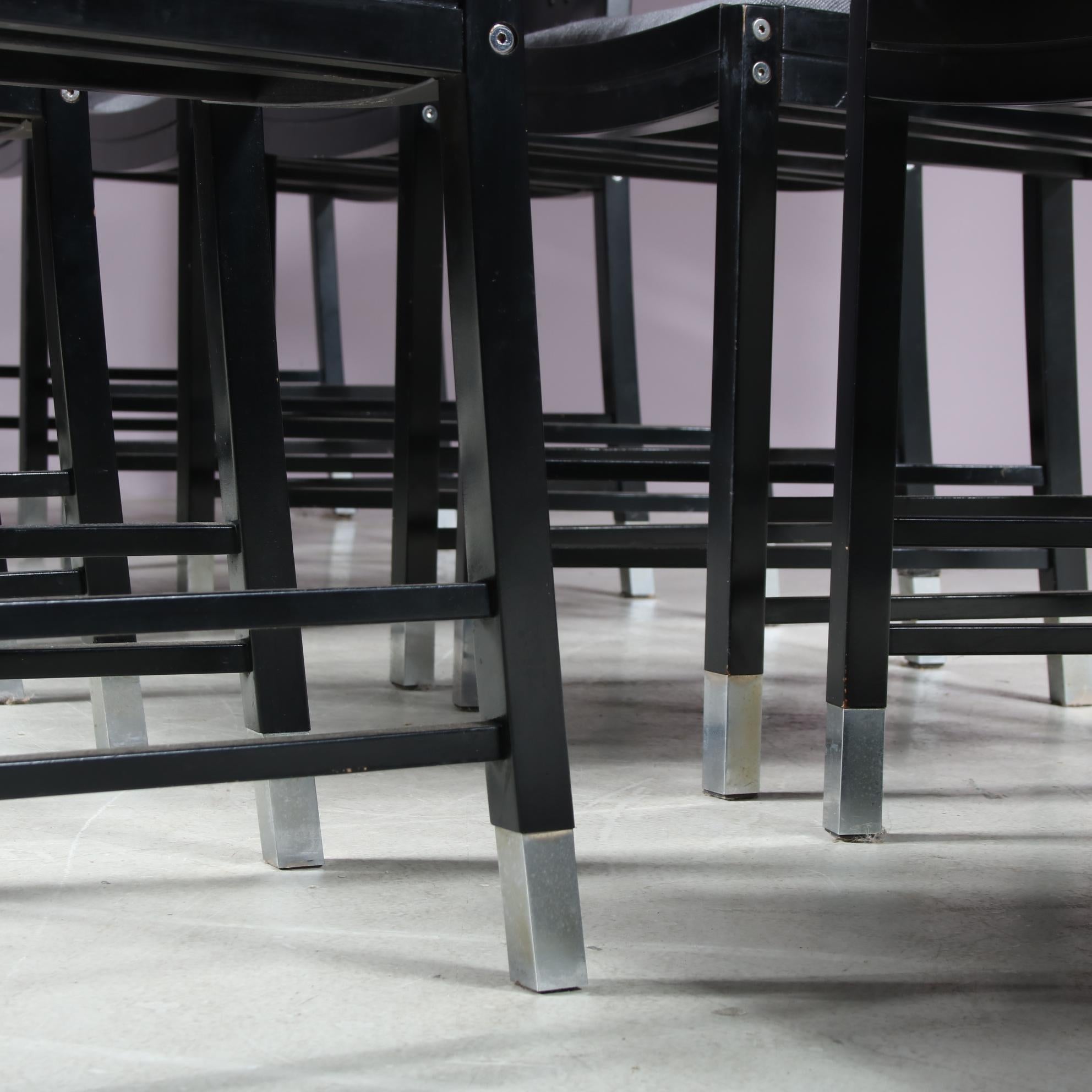 Satz von 10 Esszimmerstühlen von Ernst W. Beranek für Thonet, Österreich 1980 (Österreichisch) im Angebot