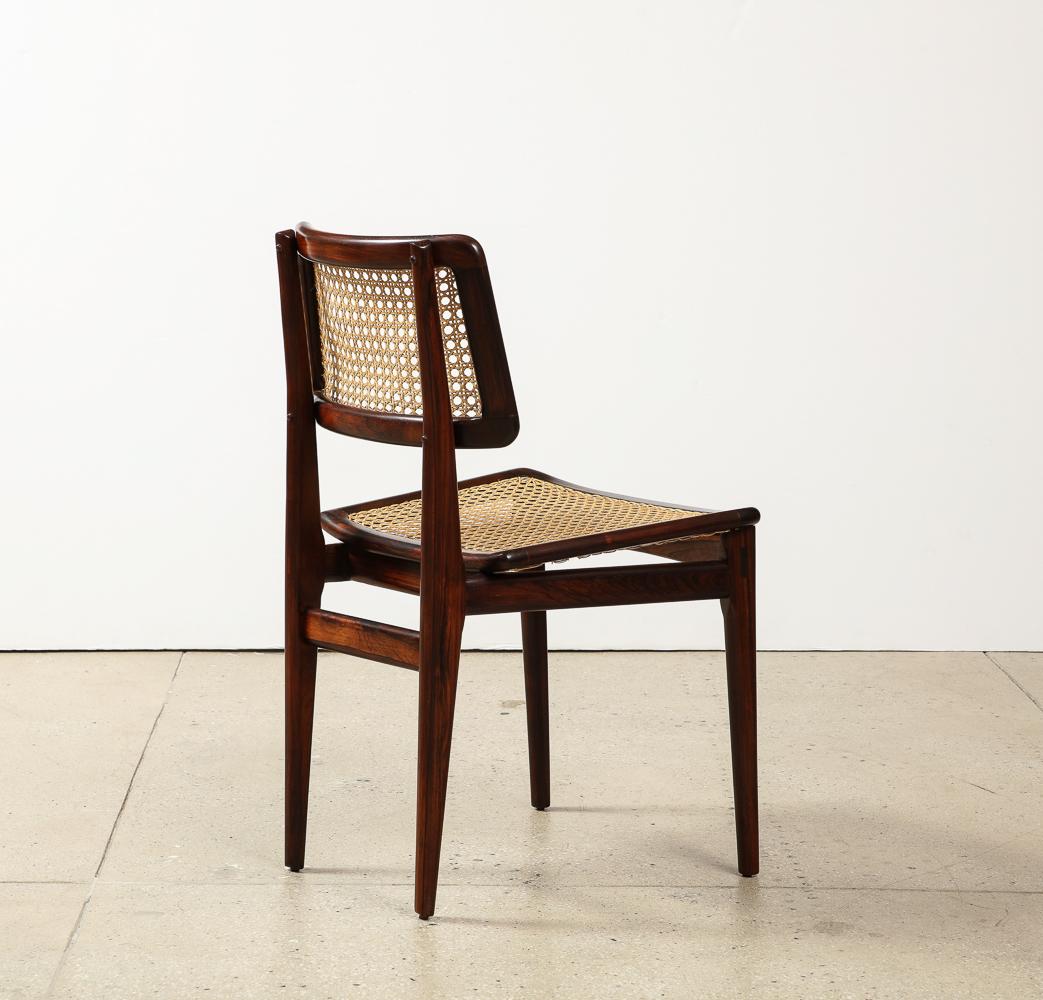 Italian Set of 10 Dining Chairs by Martin Eisler & Carlo Hauner for Forma For Sale