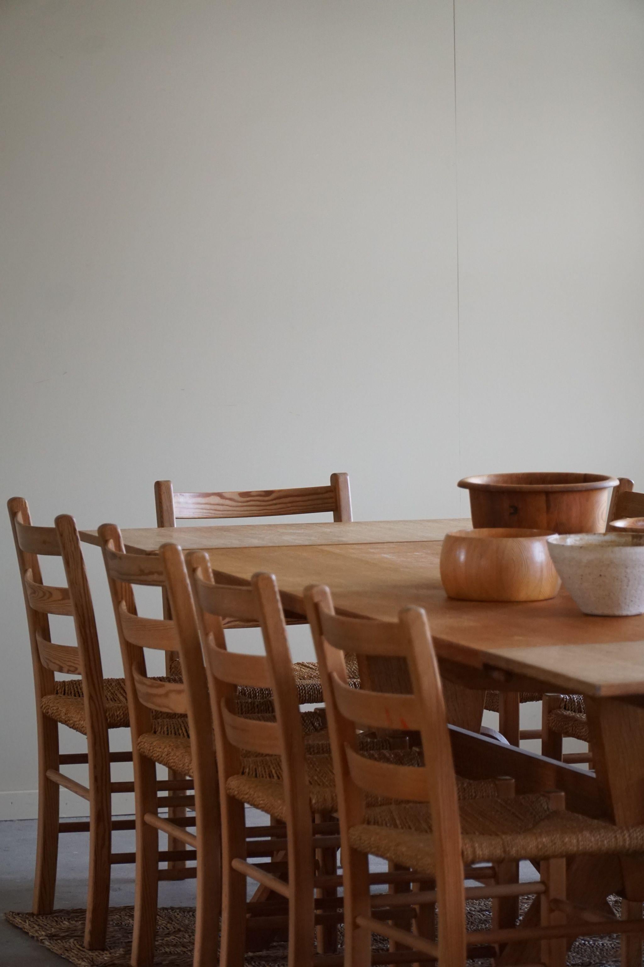 dining table with seagrass chairs