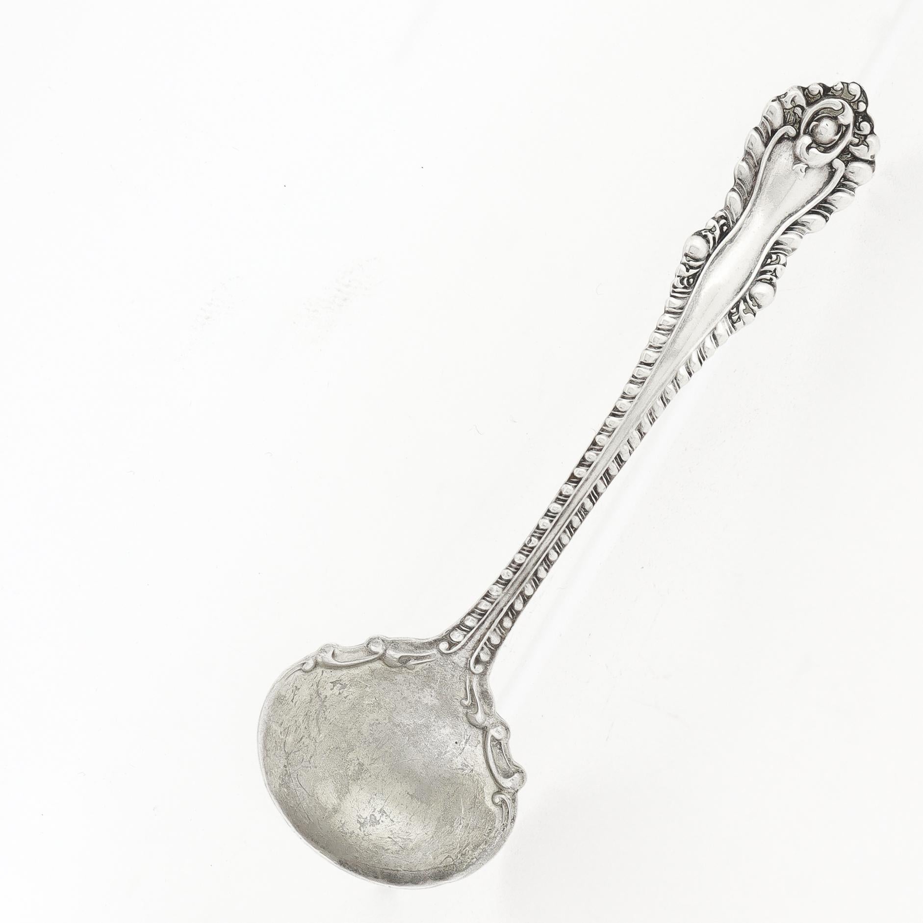 Set di 10 cucchiai da sale o da immersione Dominick & Haff Silver in argento massiccio in vendita 1