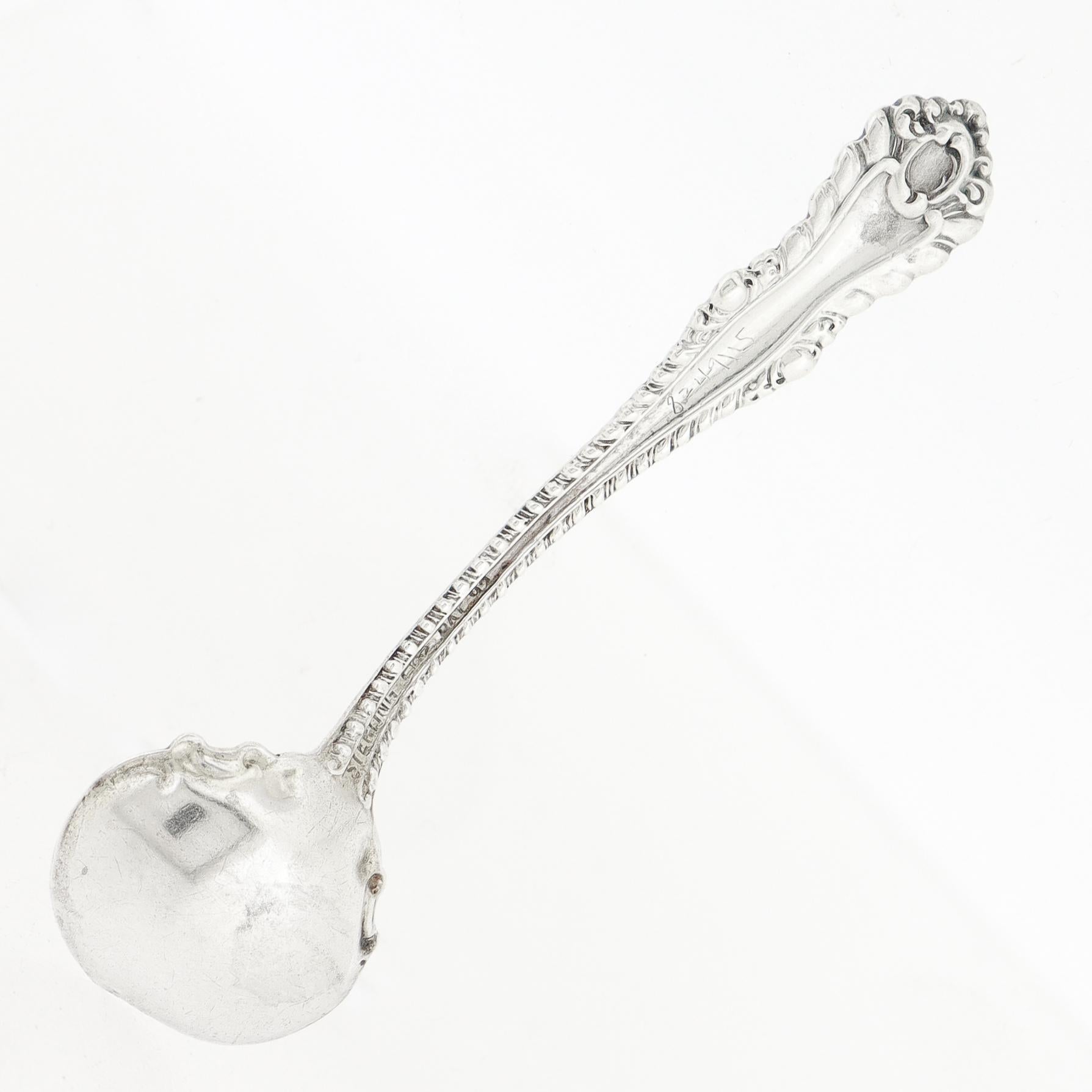 Set di 10 cucchiai da sale o da immersione Dominick & Haff Silver in argento massiccio in vendita 2
