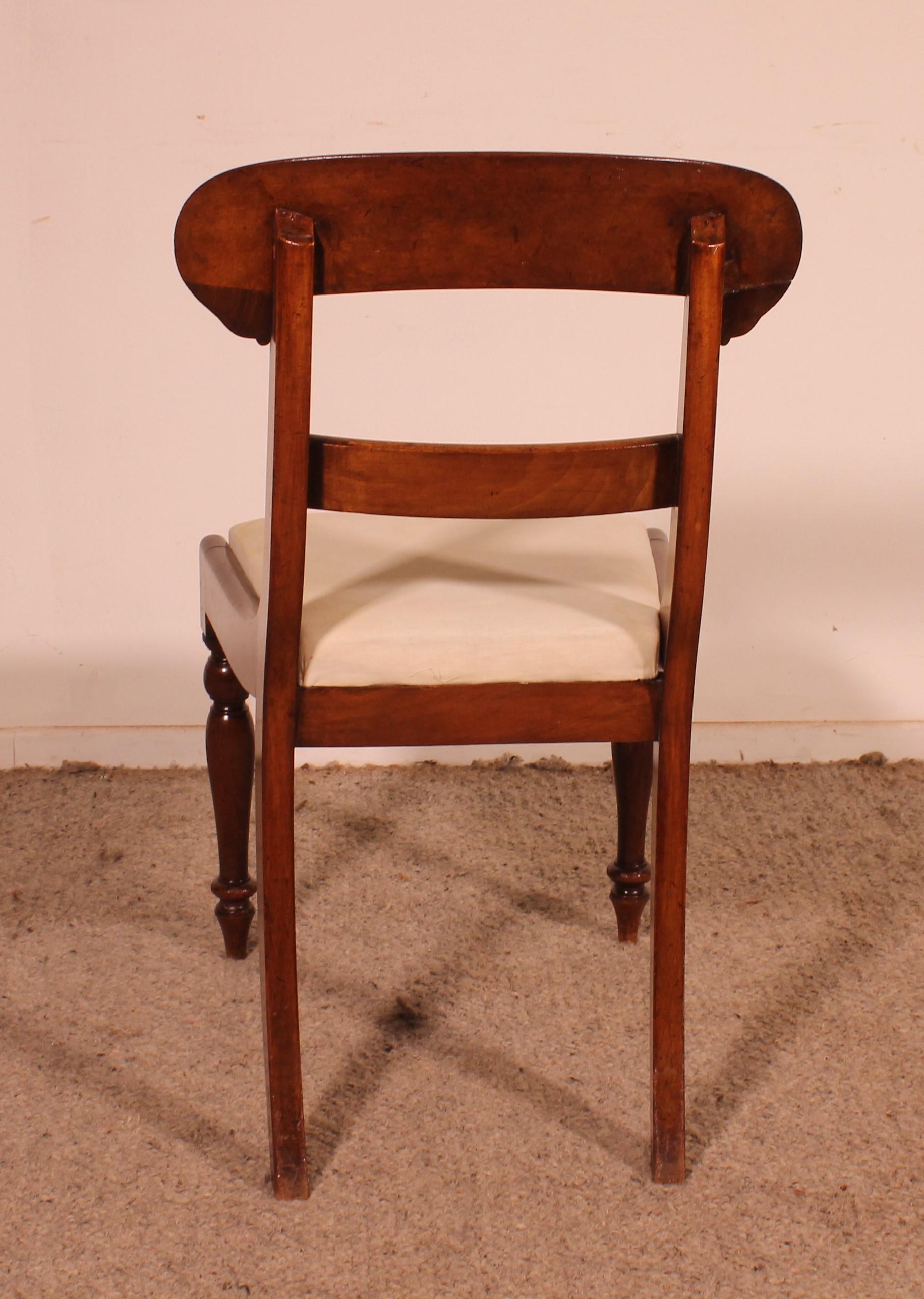 Ensemble de 10 chaises en acajou du début du 19e siècle en vente 3