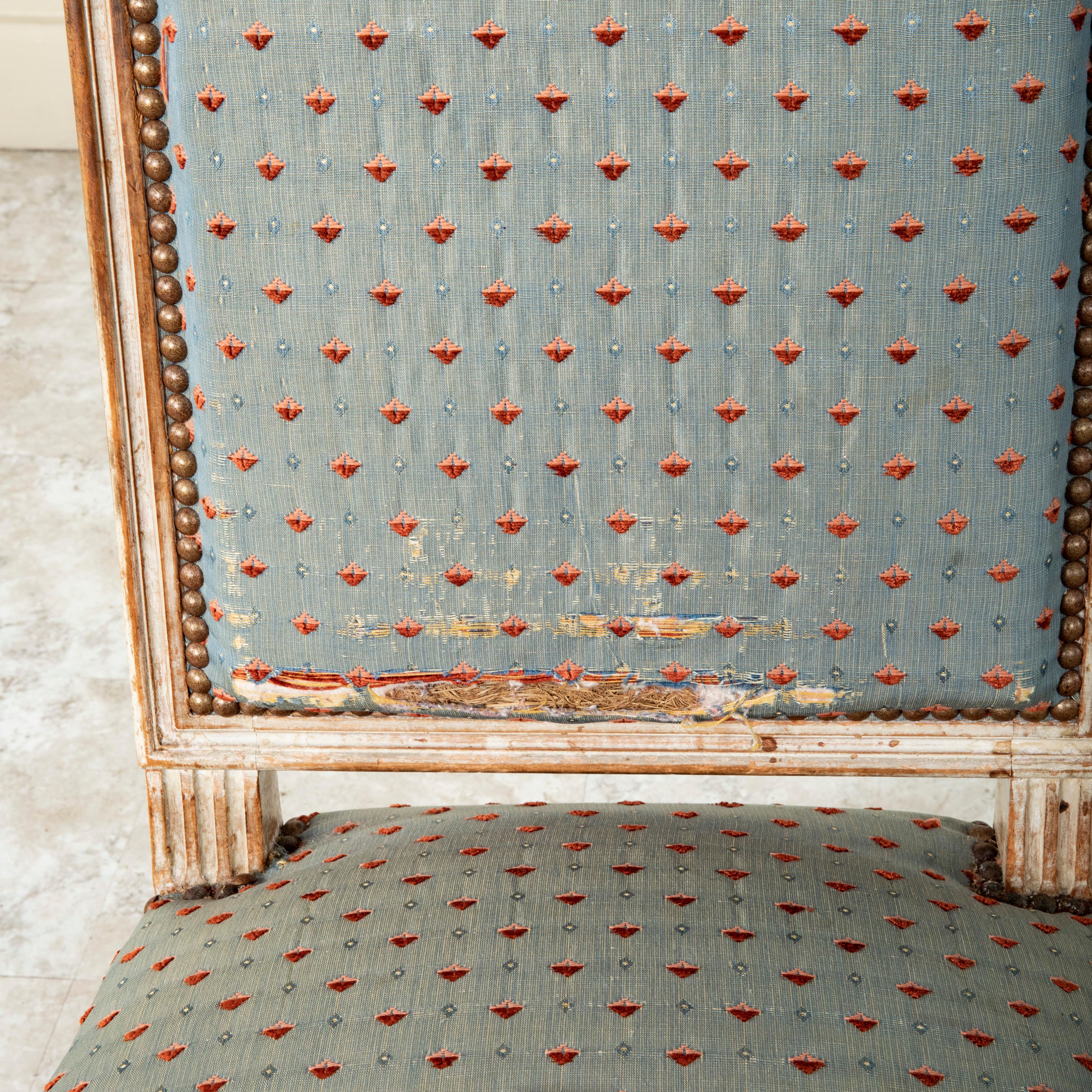 Set of 10 Early 20th Century French Louis XVI Style Painted Dining Chairs 8