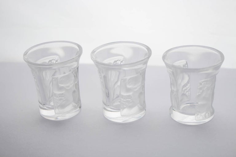 Mid-20th Century Set of 10 Enfants Liquor Shot Glass For Sale