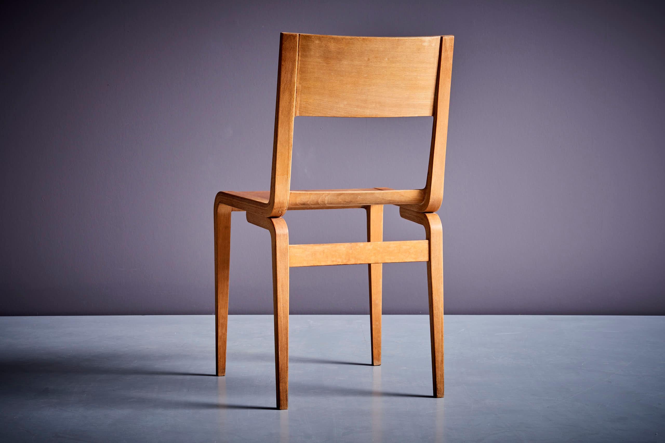 Ensemble de 10 chaises de salle à manger Erich Menzel modèle 50642 pour Hellerau, Allemagne  en vente 6