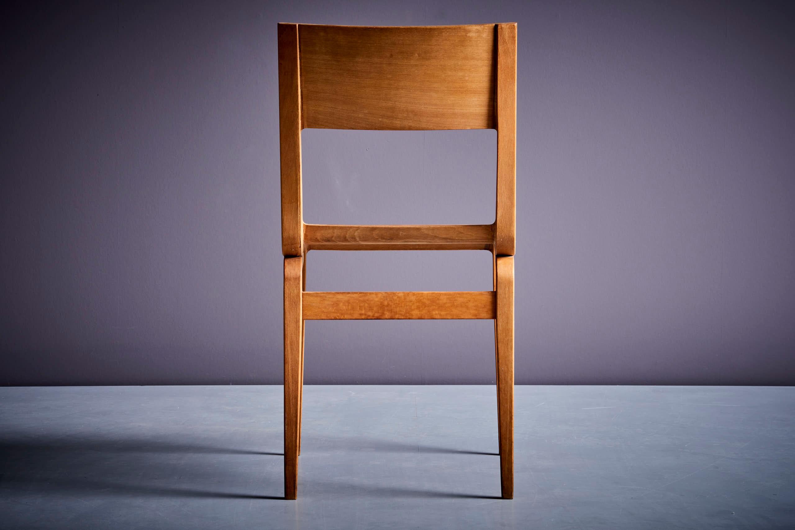 Ensemble de 10 chaises de salle à manger Erich Menzel modèle 50642 pour Hellerau, Allemagne  en vente 7