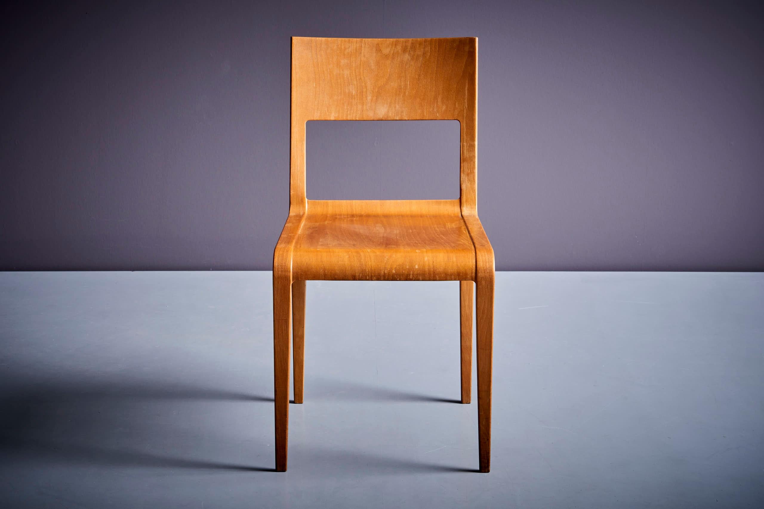 Ensemble de 10 chaises de salle à manger Erich Menzel modèle 50642 pour Hellerau, Allemagne  Bon état - En vente à Berlin, DE