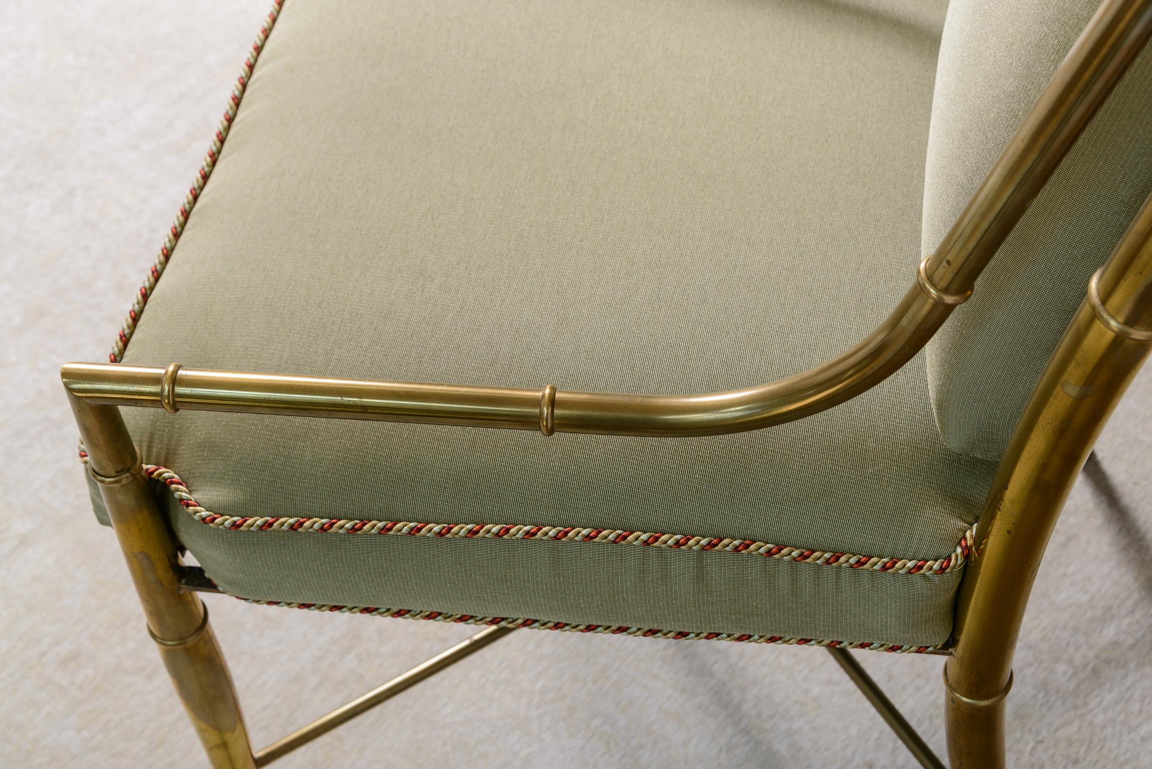 Ensemble de 10 chaises impériales en faux bambou par Weiman/Warren Lloyd pour Mastercraft en vente 5