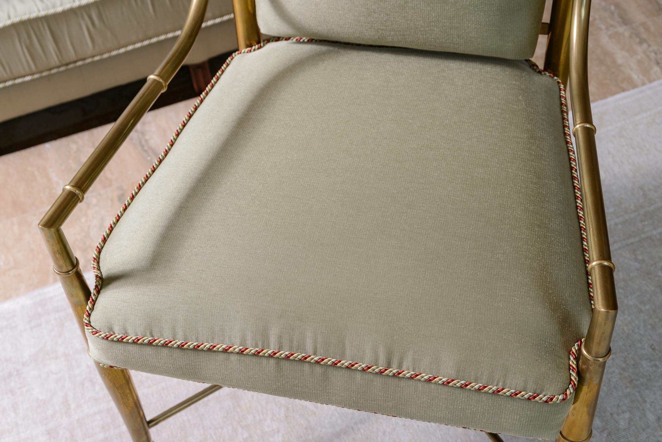 Ensemble de 10 chaises impériales en faux bambou par Weiman/Warren Lloyd pour Mastercraft en vente 6