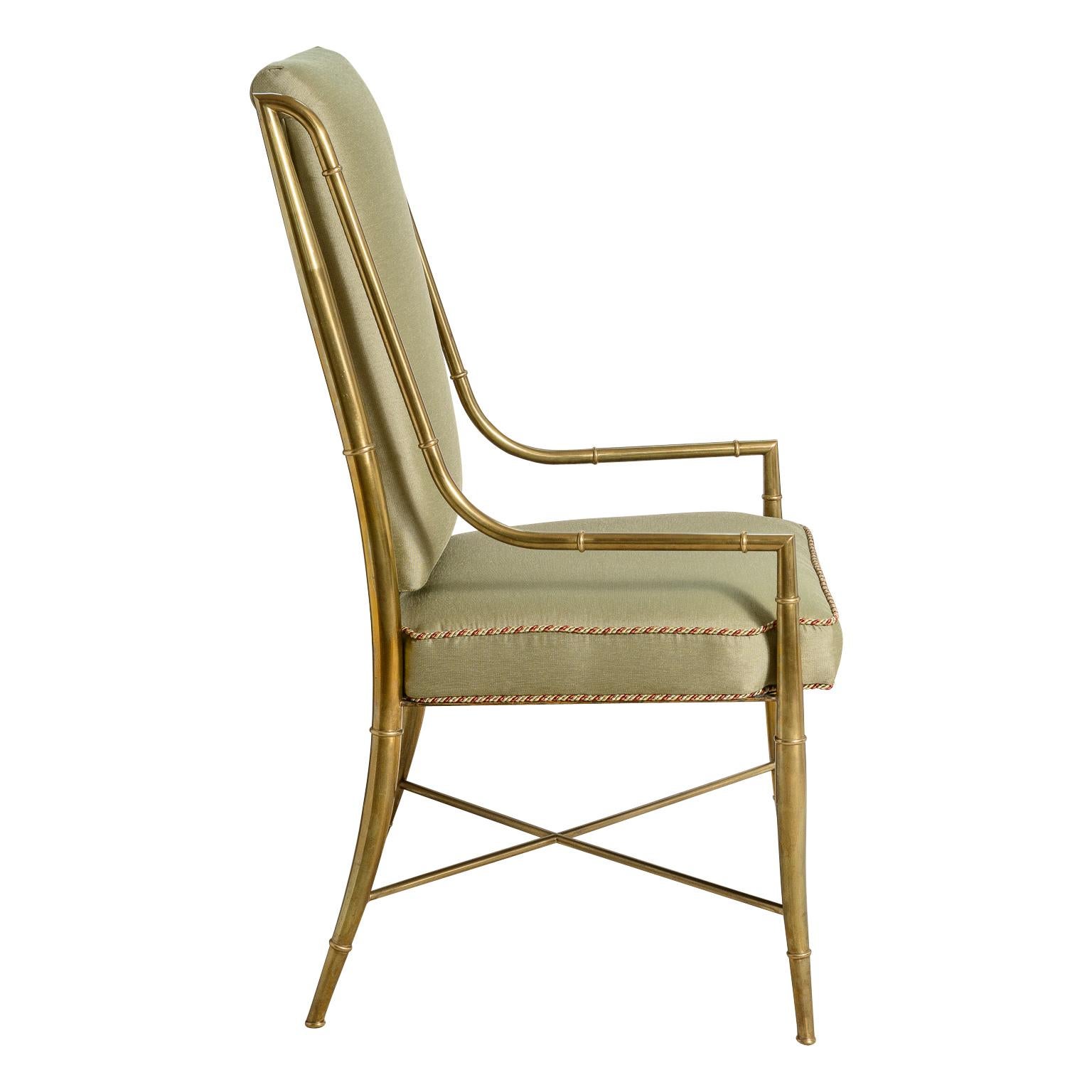 Fait main Ensemble de 10 chaises impériales en faux bambou par Weiman/Warren Lloyd pour Mastercraft en vente