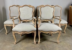 Set of '10' French Louis XV style Dining Chairs, circa 1930s