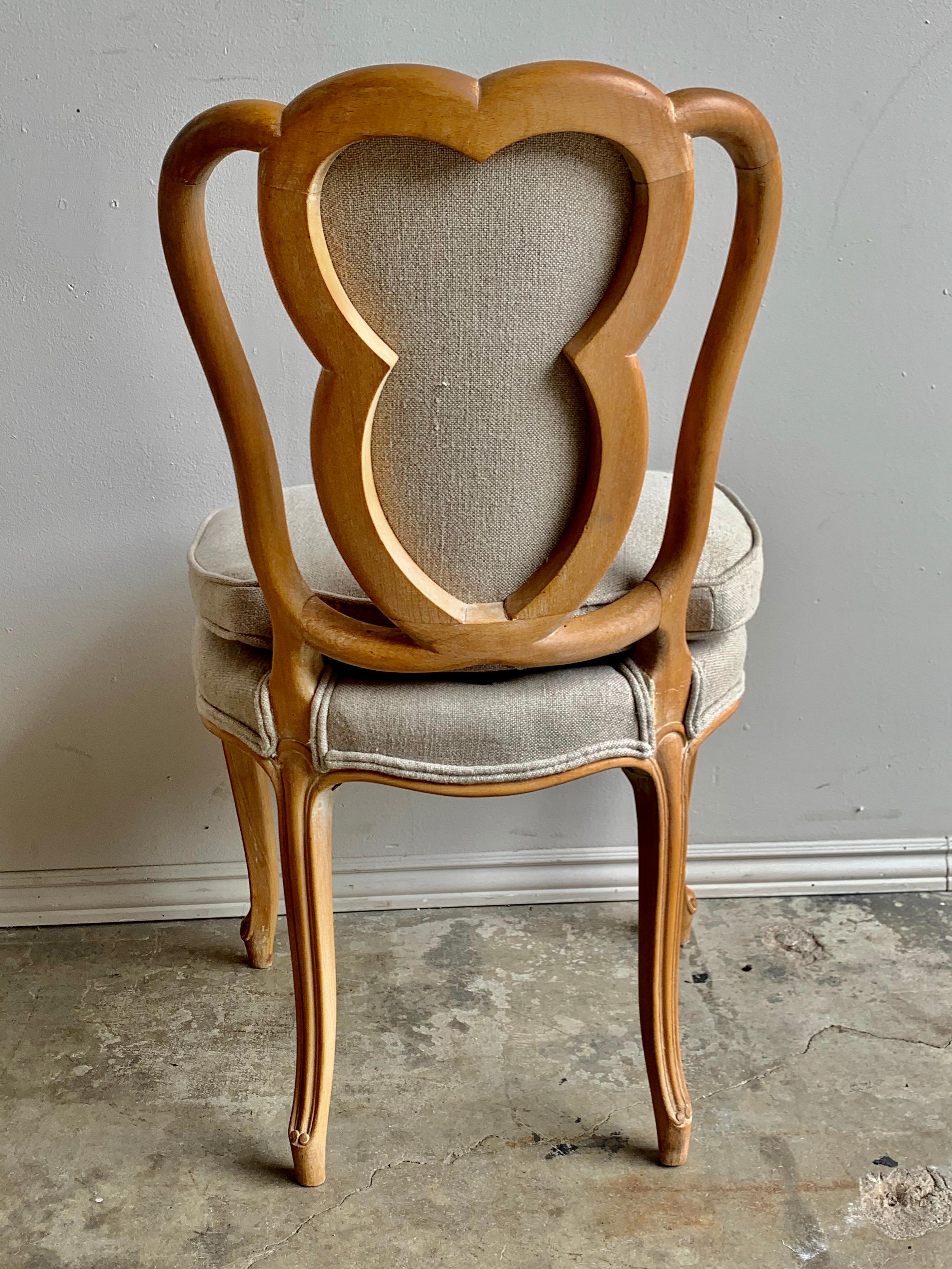 Set of 10 French Louis XV Style Dining Chairs In Distressed Condition In Los Angeles, CA