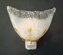10er-Set mattierte Murano-Wandleuchten