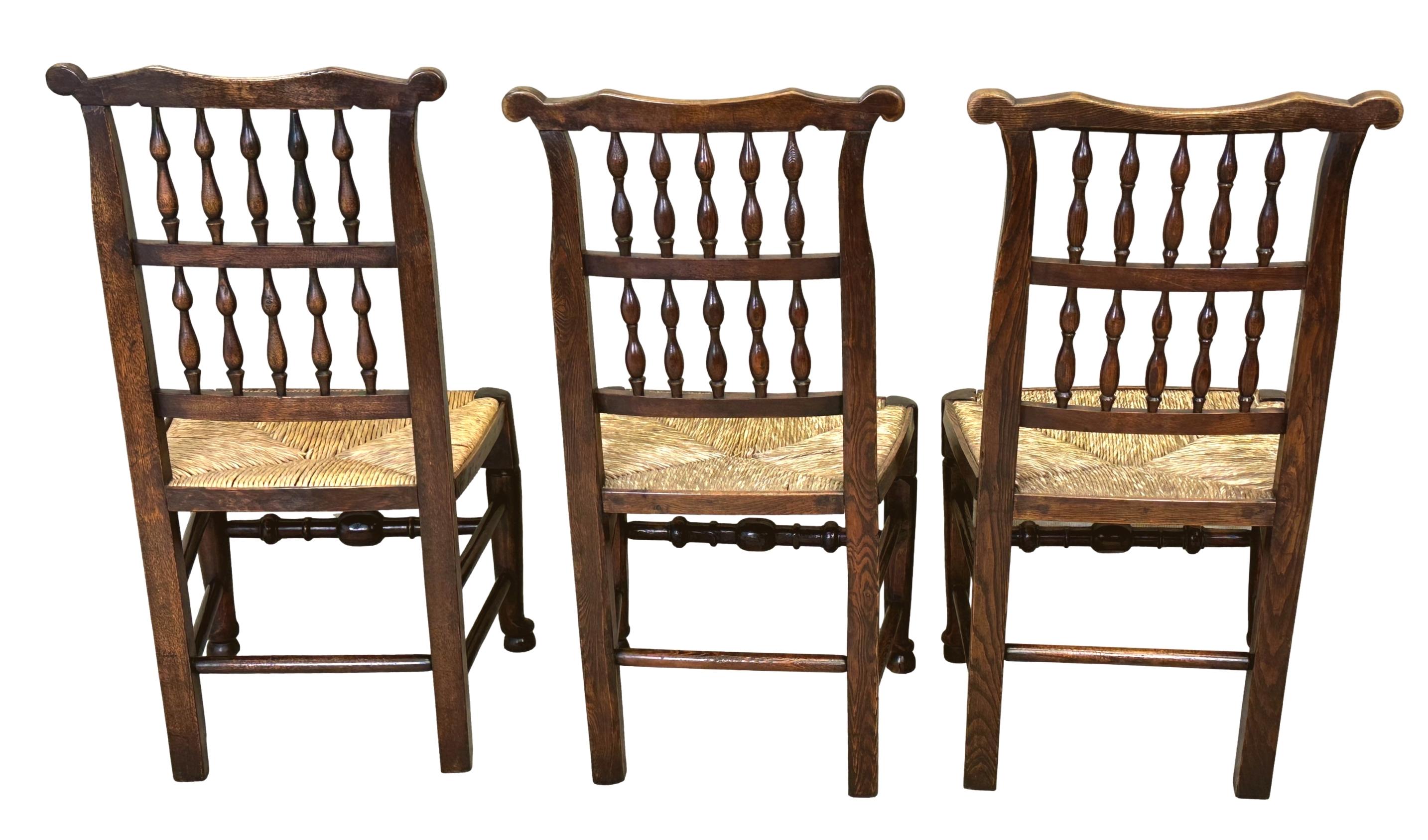 Set Of 10 Georgian Farmhouse Kitchen Dining Chairs For Sale 4