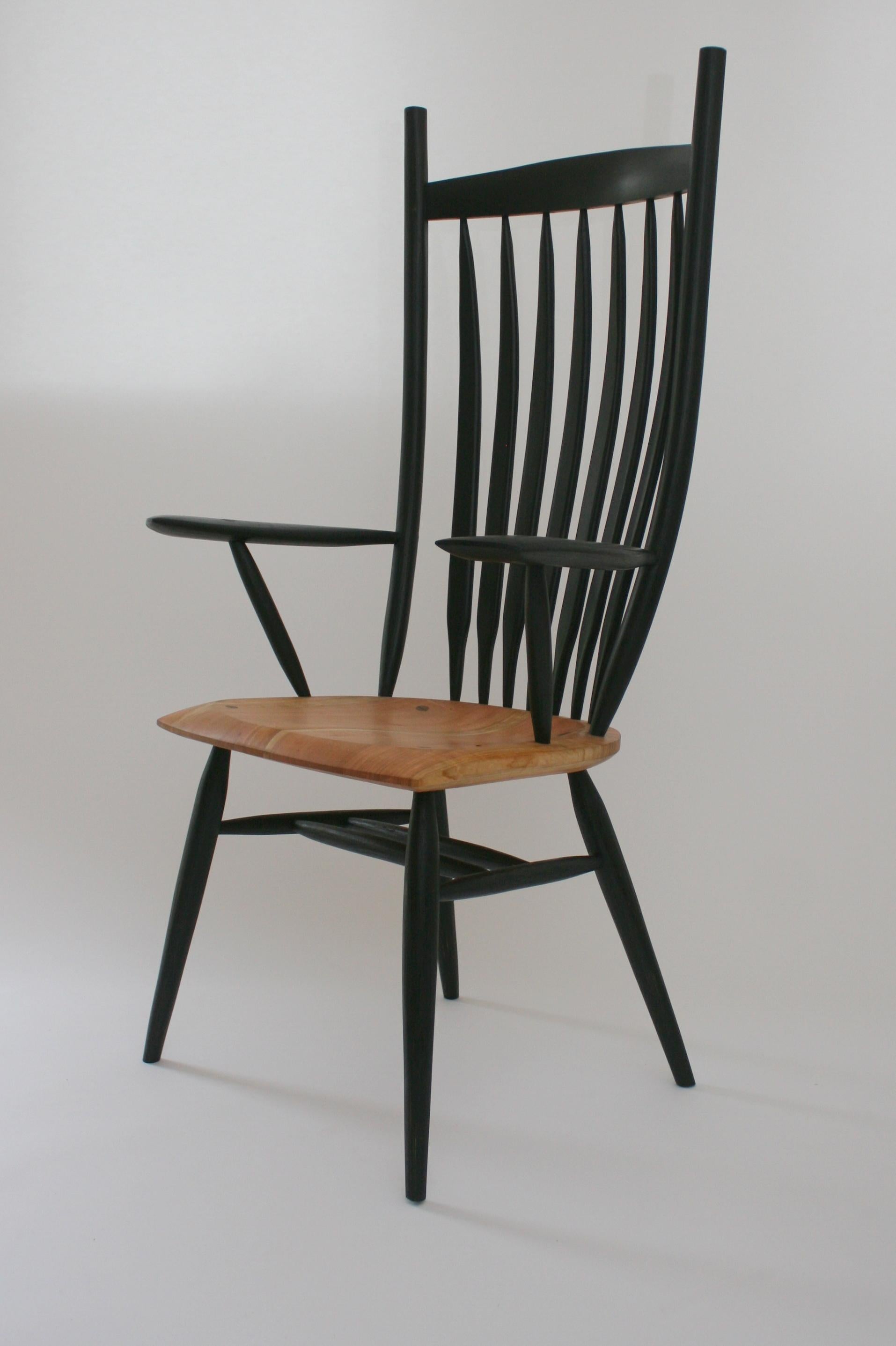 Mid-Century Modern Set of 10 Handcrafted Studio Bent Chairs by Fabian Fischer, Germany, 2023 For Sale
