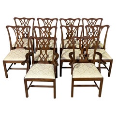 Set of 10 Henkel Harris Vintage Dining Chairs