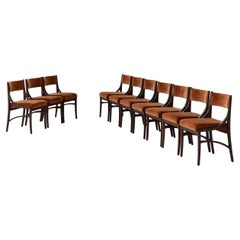 Set di 10 sedie Ico Parisi modello 110 per Cassina, Italia, 1961