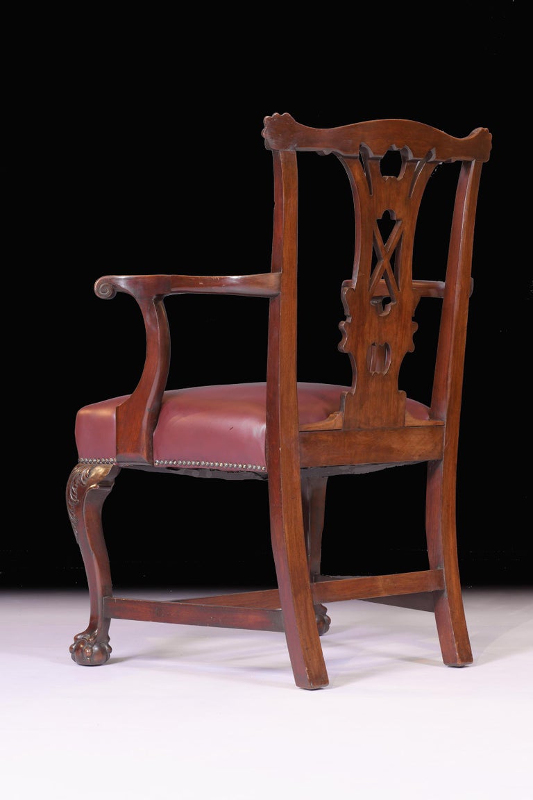 Set of 10 Irish 19th Century Mahogany Dining Chairs by James Hicks of