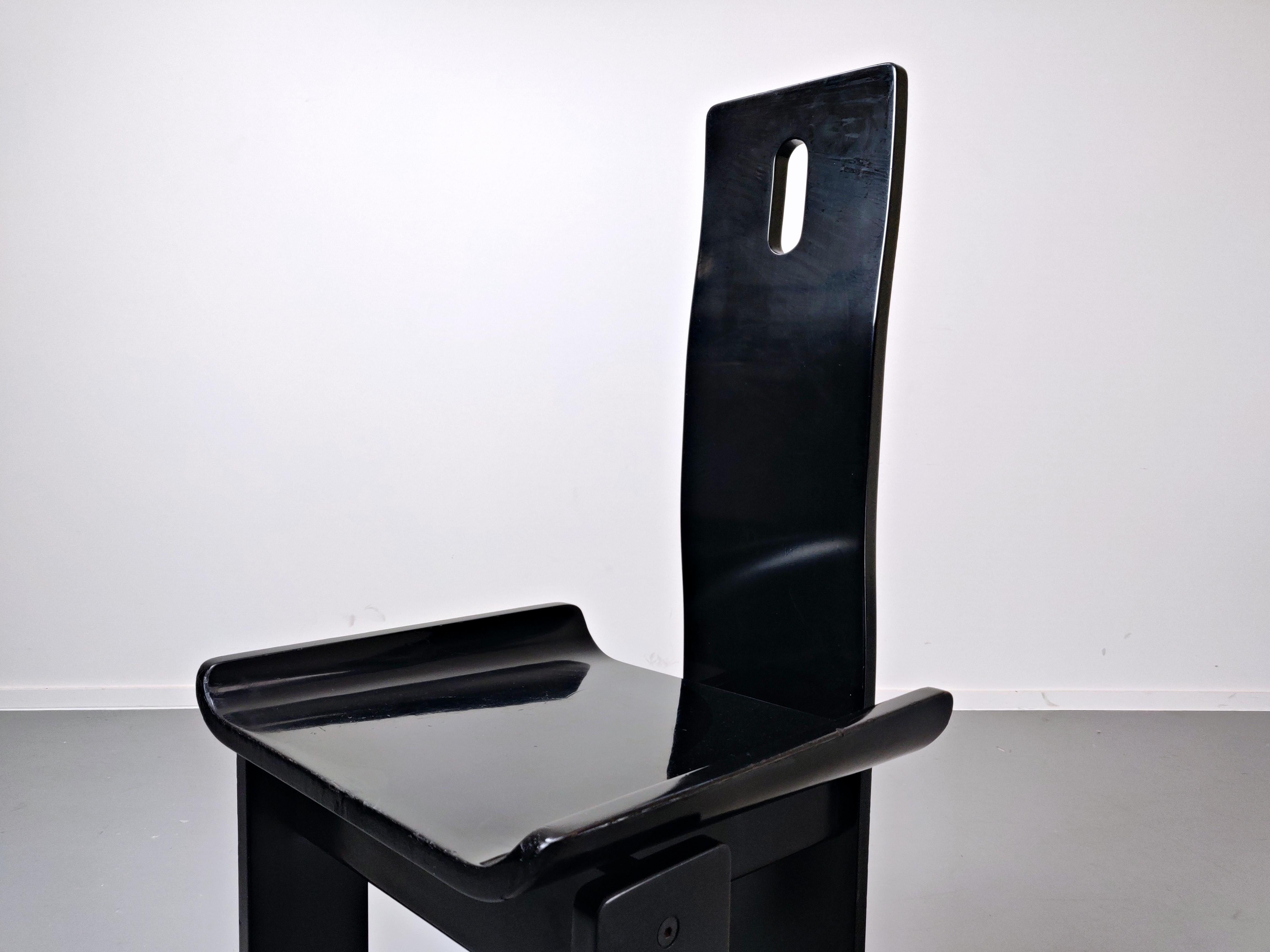 Wood Set of 10 Mid-Century Modern Italian Chairs, 1960s