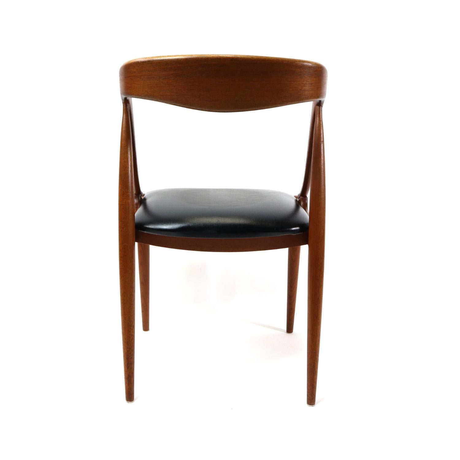 Mid-20th Century Set of 10 Johannes Andersen for Uldum Møbelfabrik Danish Teak Dining Chairs