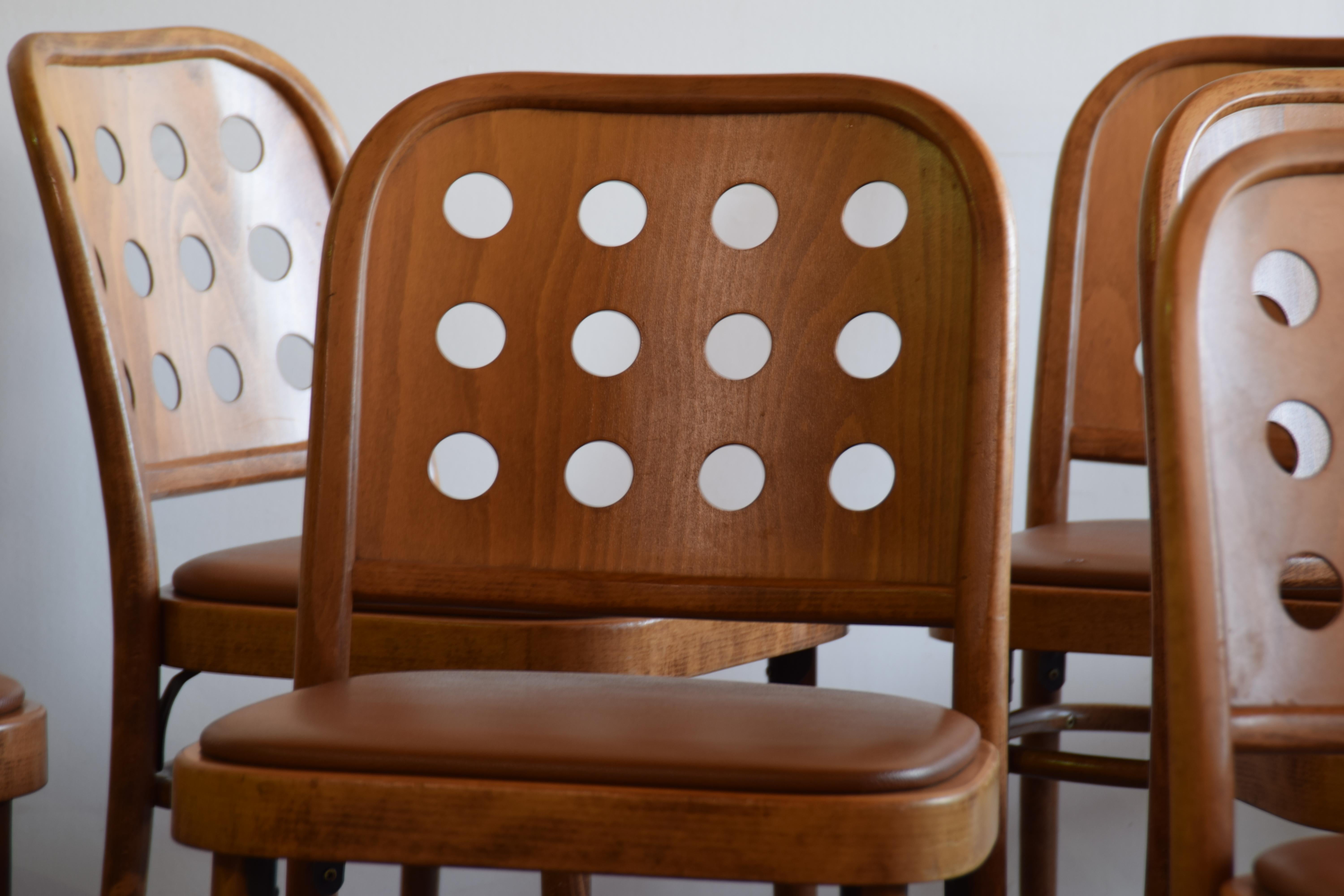 Set of 10 Josef Hoffmann Chairs 10