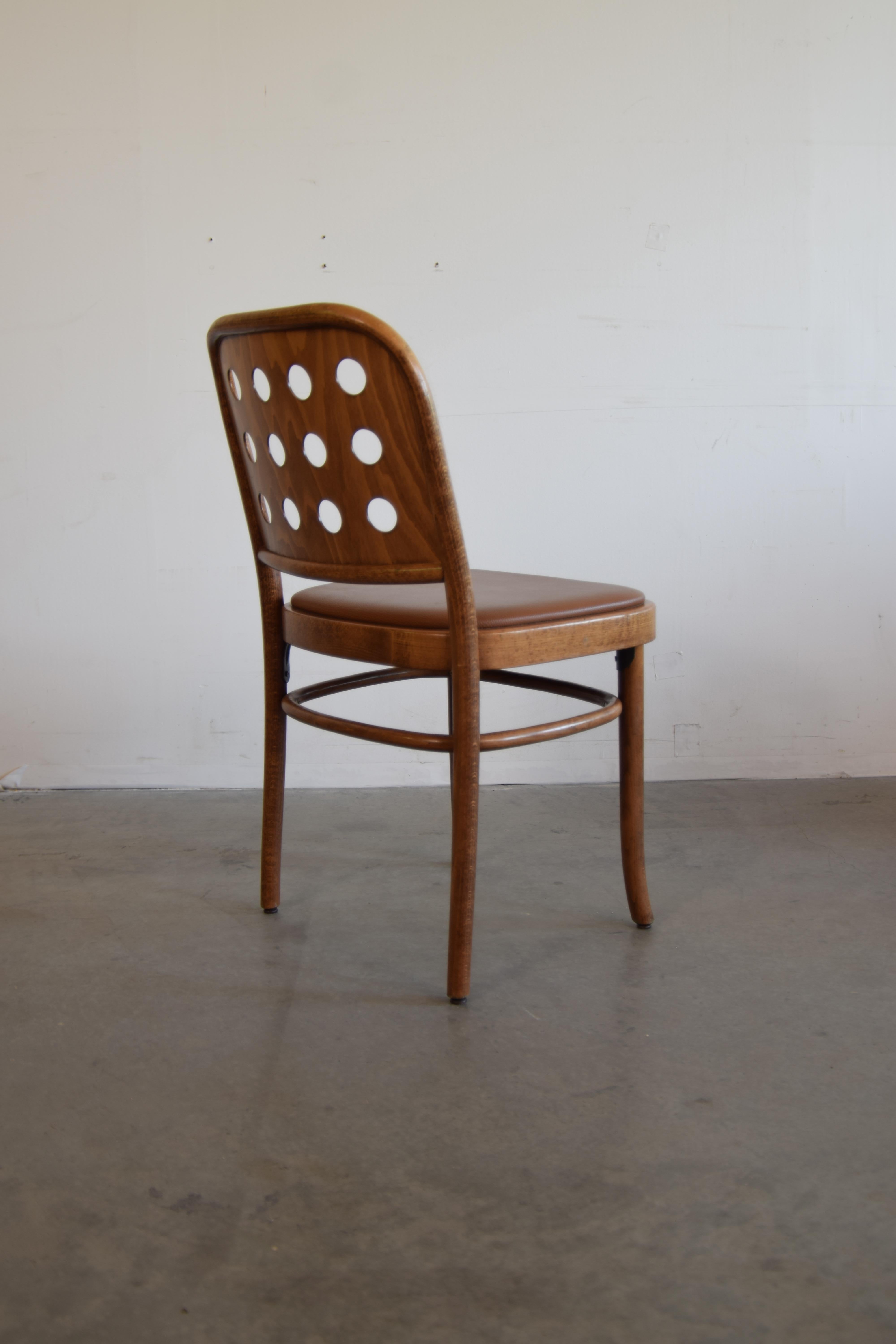 Beech Set of 10 Josef Hoffmann Chairs