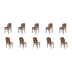 Set of 10 Josef Hoffmann Chairs