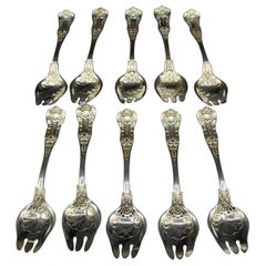 Set of 10 King George Pattern Gorham Forks