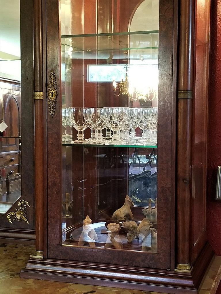 Crystal Set of 10 Lalique Argos Wine Goblets