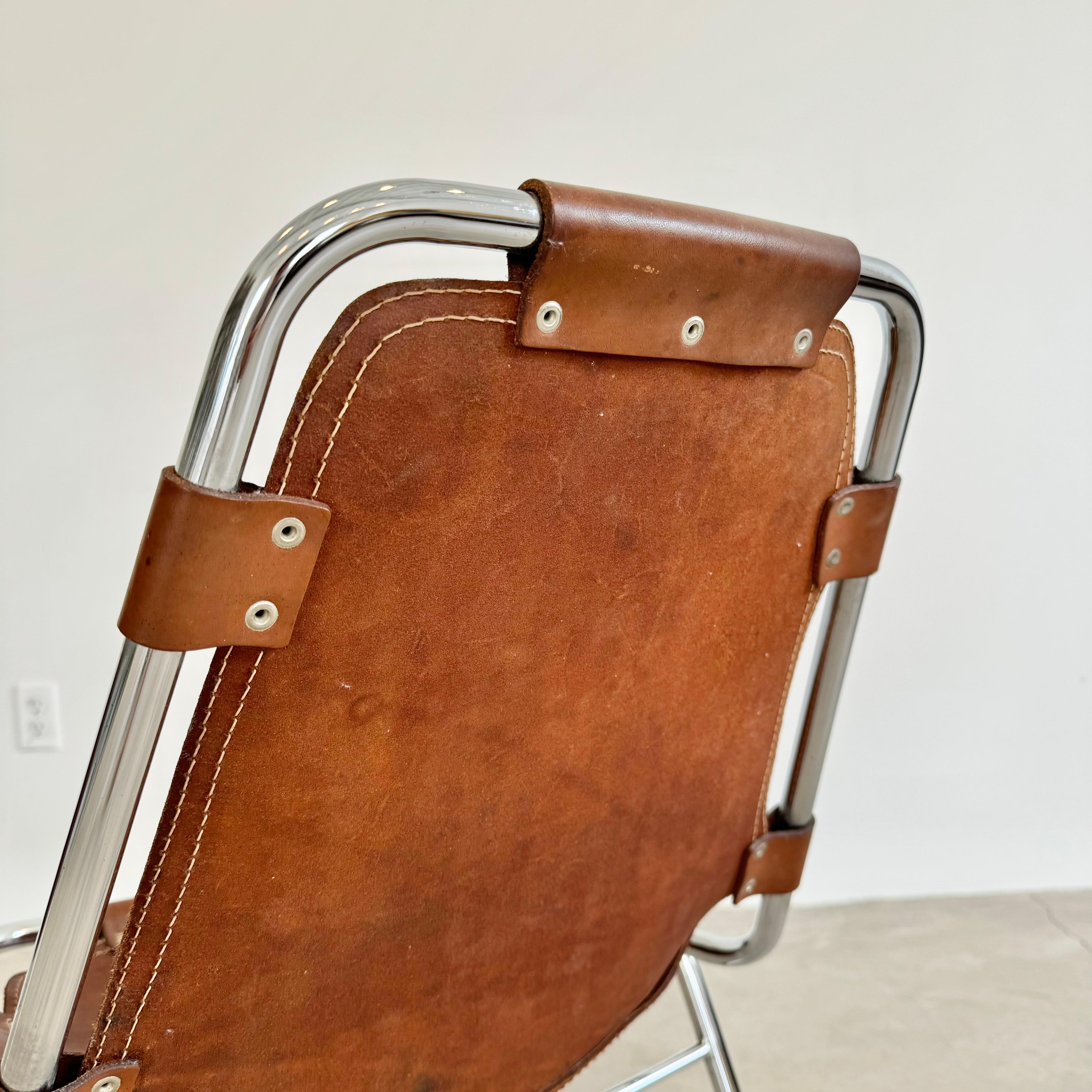 Set of 10 Les Arcs Dining Chairs Selected by Charlotte Perriand, 1960s France 8