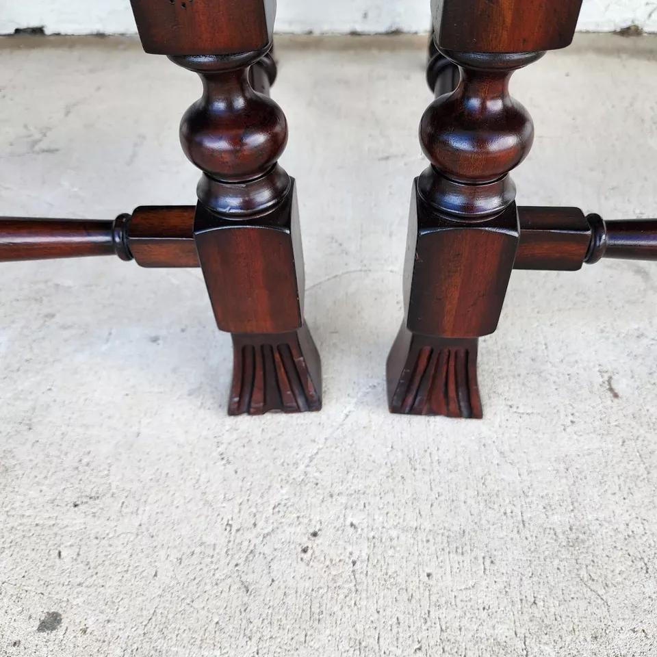 Set of 10 Lexington Dining Chairs Barley Twist Cane 5