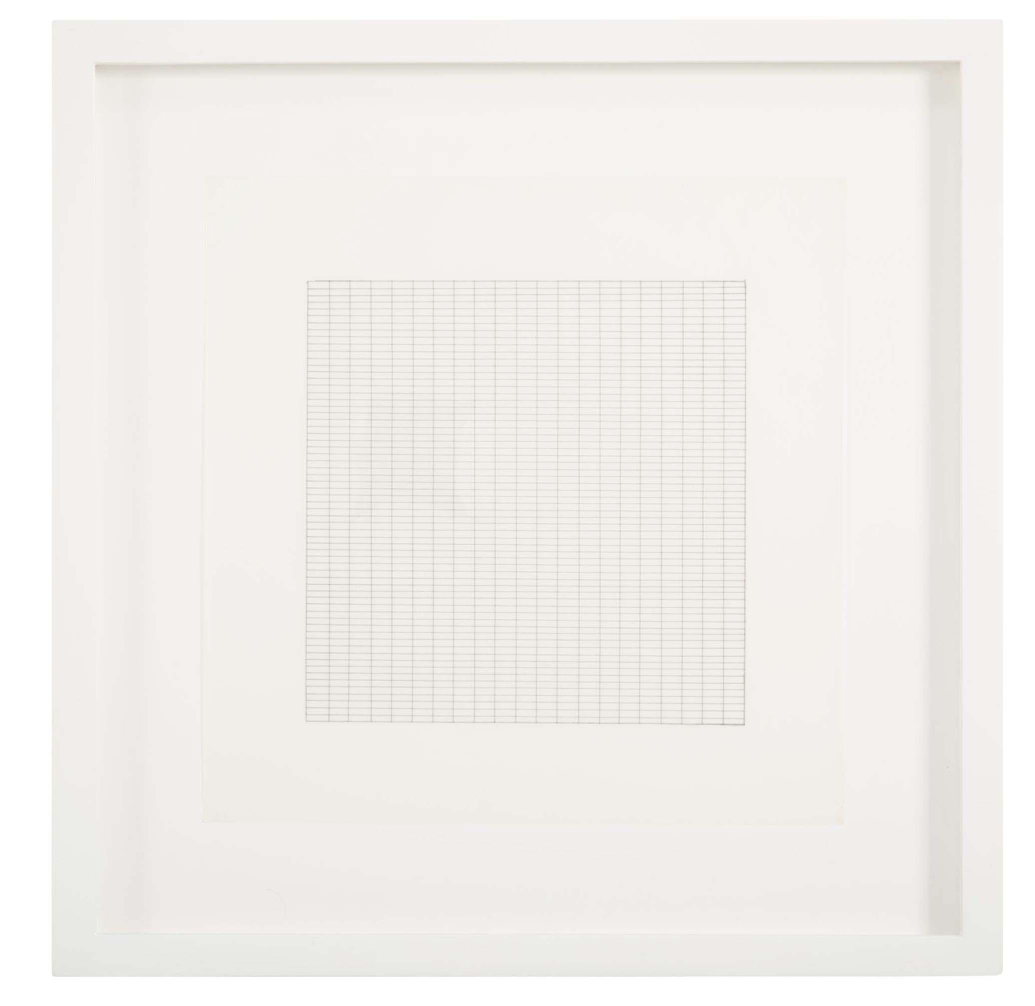 Set of 10 Lithographs after Drawings by Agnes Martin 4