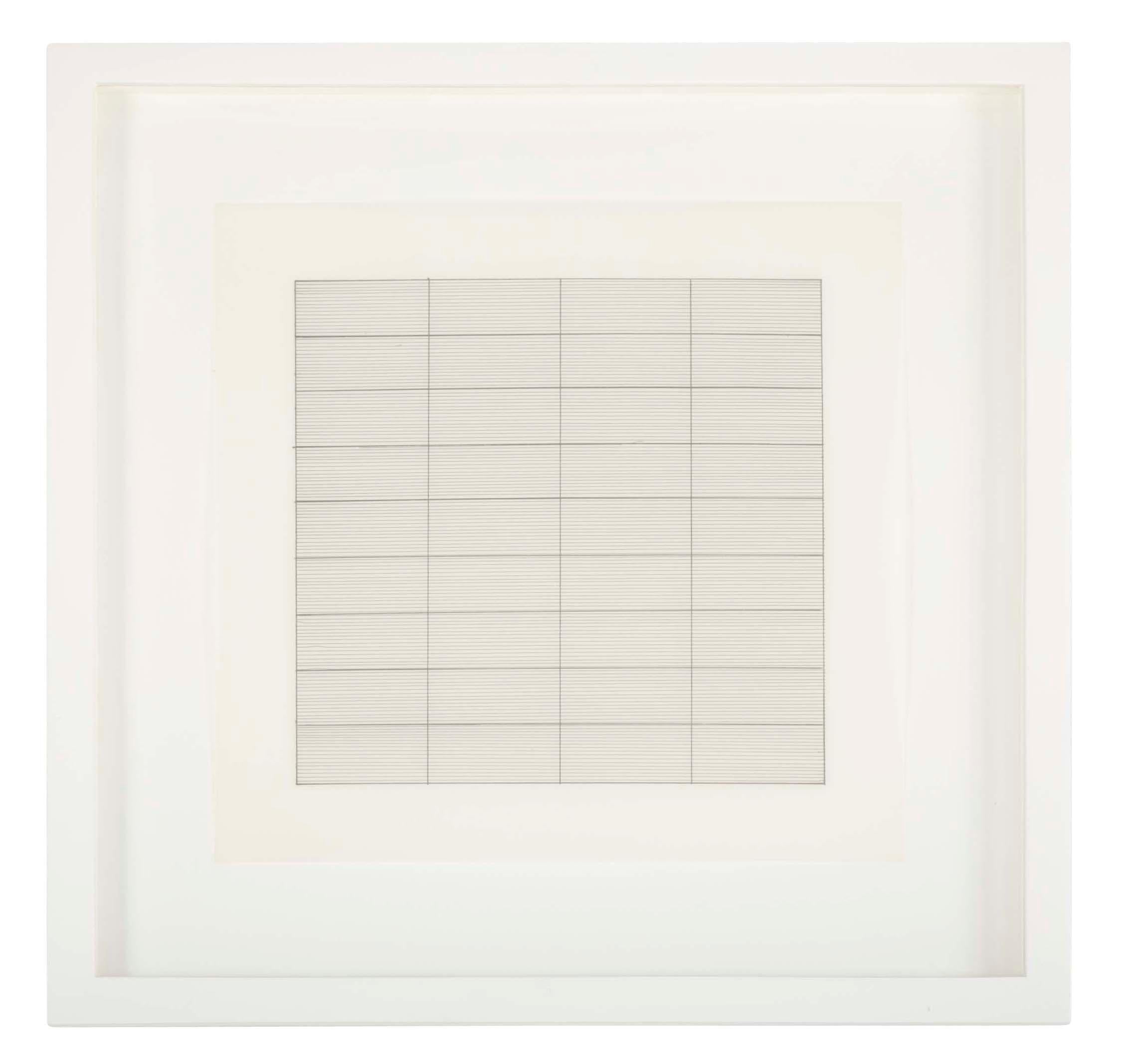 Set of 10 Lithographs after Drawings by Agnes Martin 2