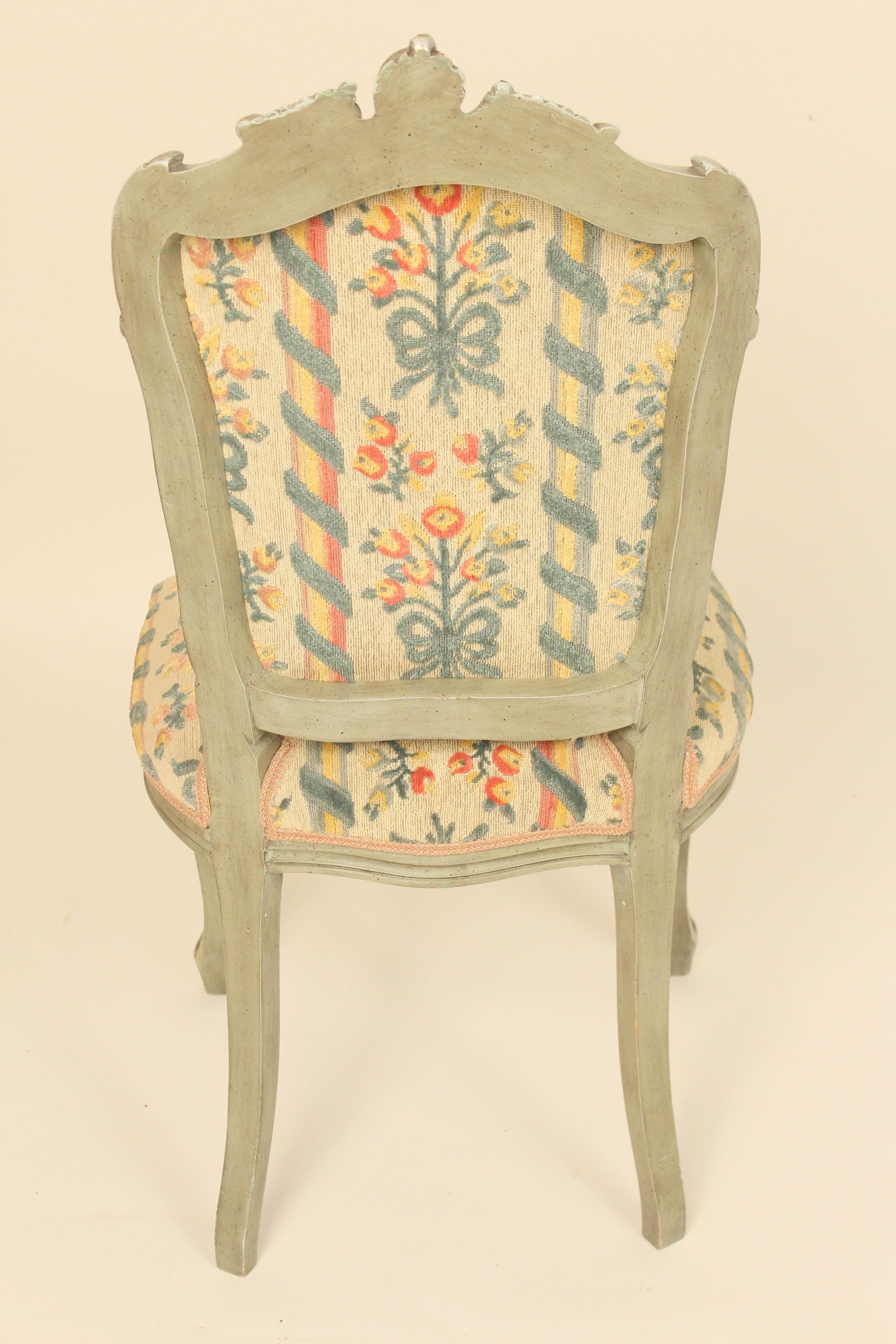 Upholstery Set of 10 Louis XV Style Dining Room Chairs