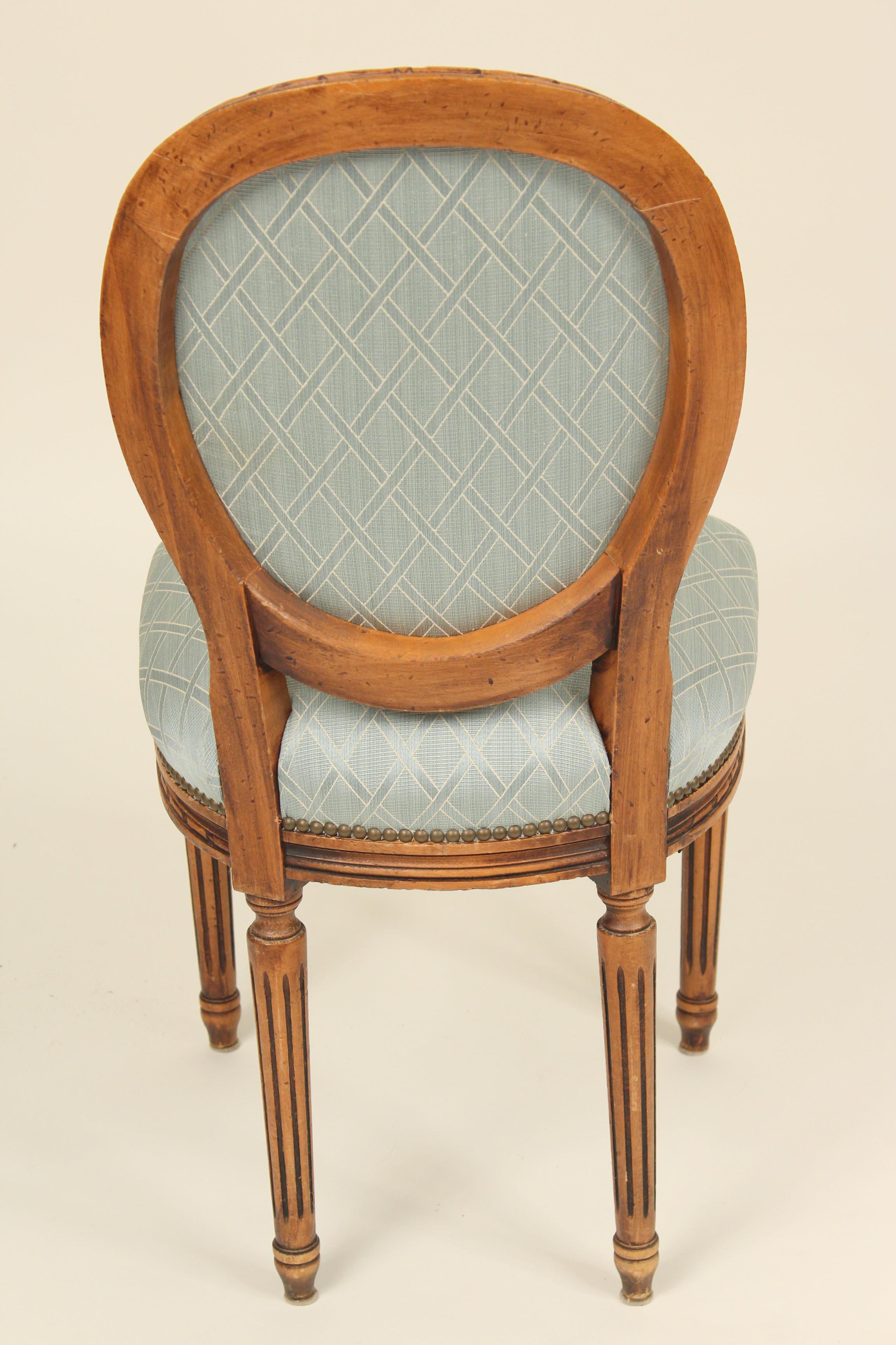 Set of 10 Louis XVI Style Dining Room Chairs In Good Condition In Laguna Beach, CA